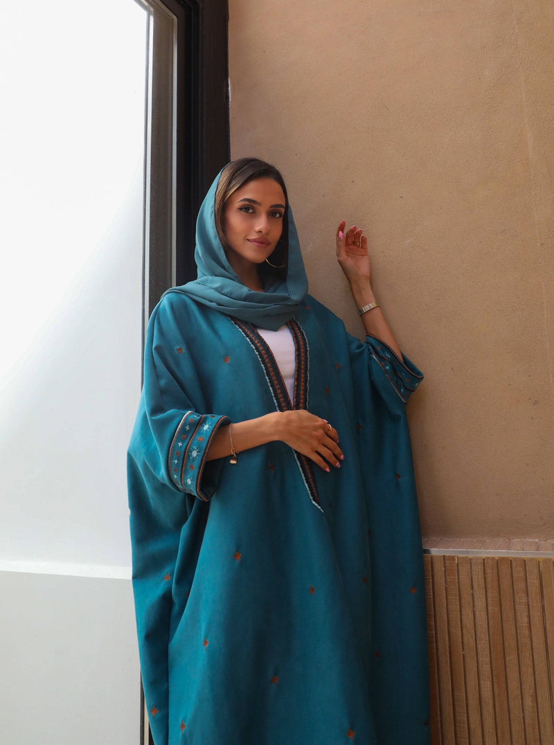 The Stellar Abaya & Scarf Set - Winter Edition - Online Shopping - The Untitled Project