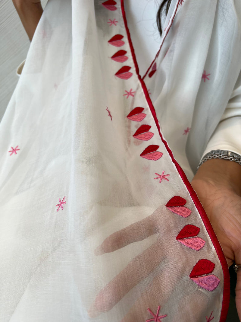 Queen of Hearts Scarf - Supporting Breast Cancer Awareness - Online Shopping - The Untitled Project