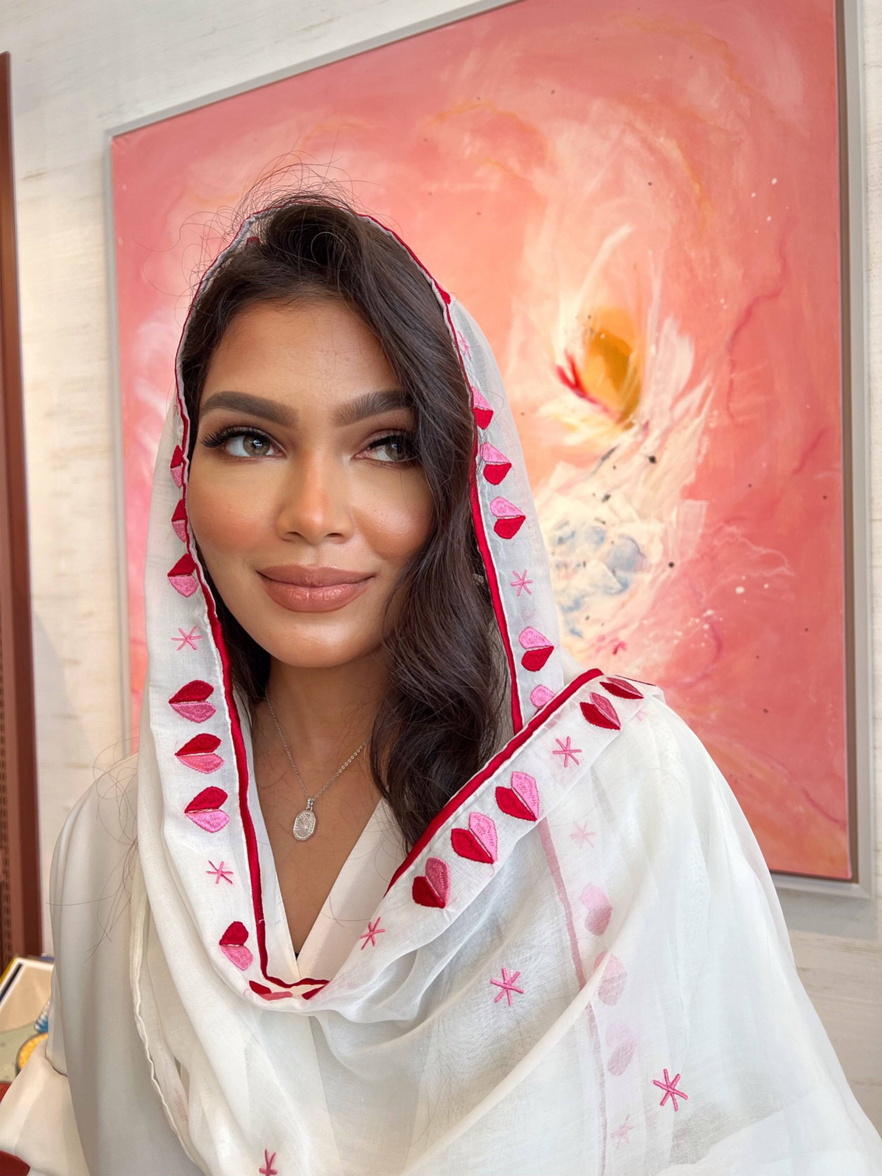 Queen of Hearts Scarf - Supporting Breast Cancer Awareness - Online Shopping - The Untitled Project