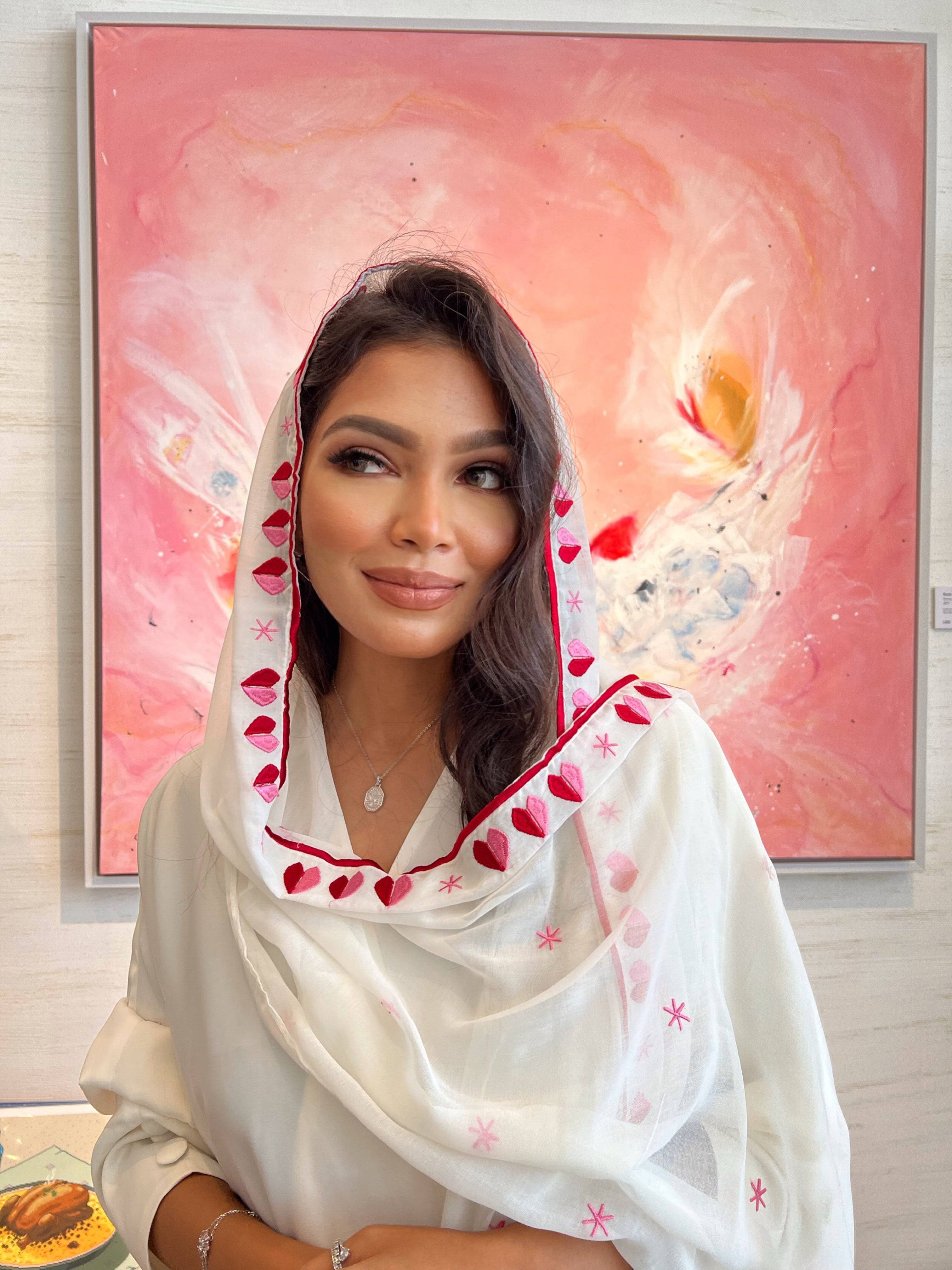 Queen of Hearts Scarf - Supporting Breast Cancer Awareness - Online Shopping - The Untitled Project