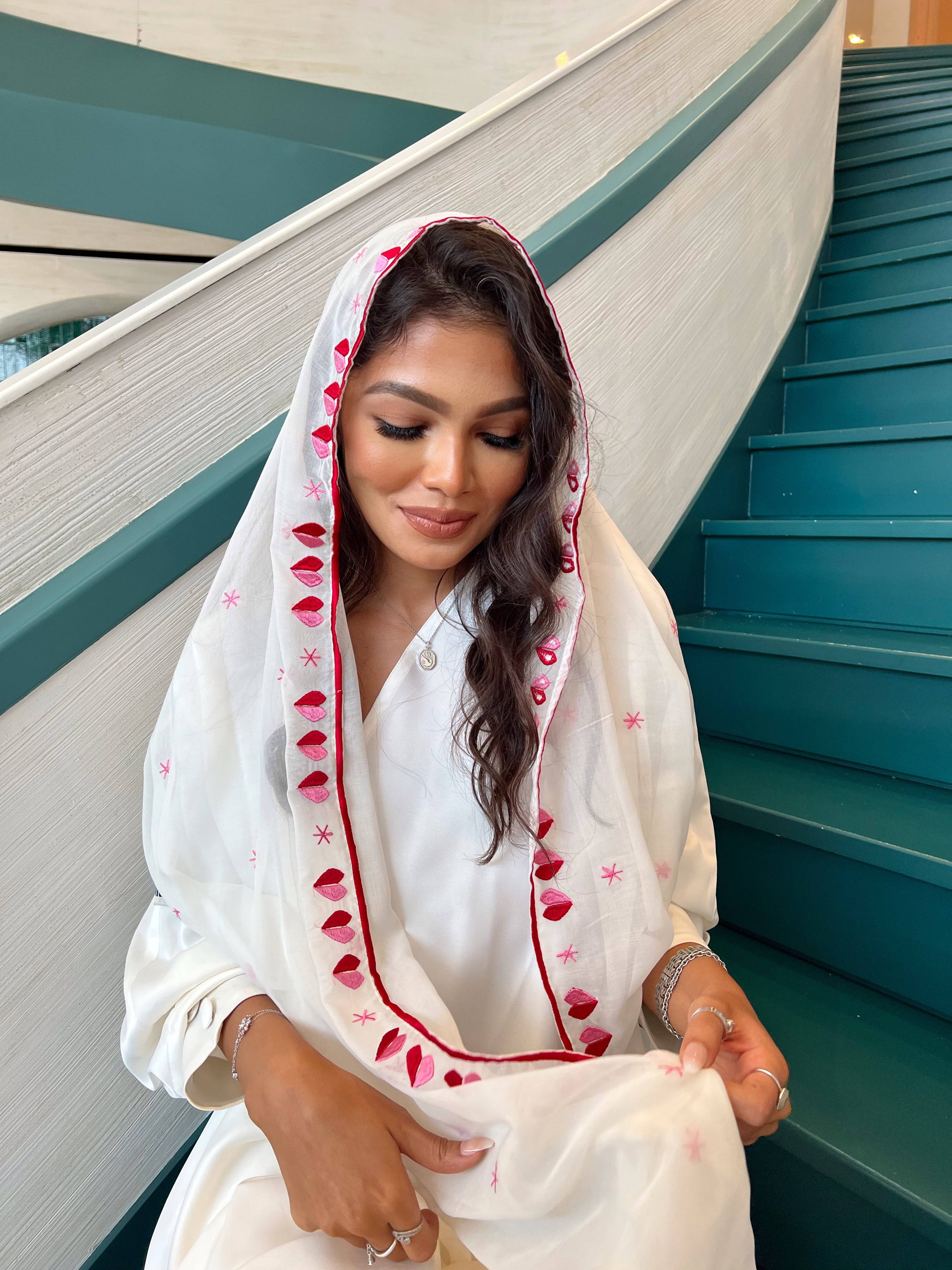 Queen of Hearts Scarf - Supporting Breast Cancer Awareness - Online Shopping - The Untitled Project