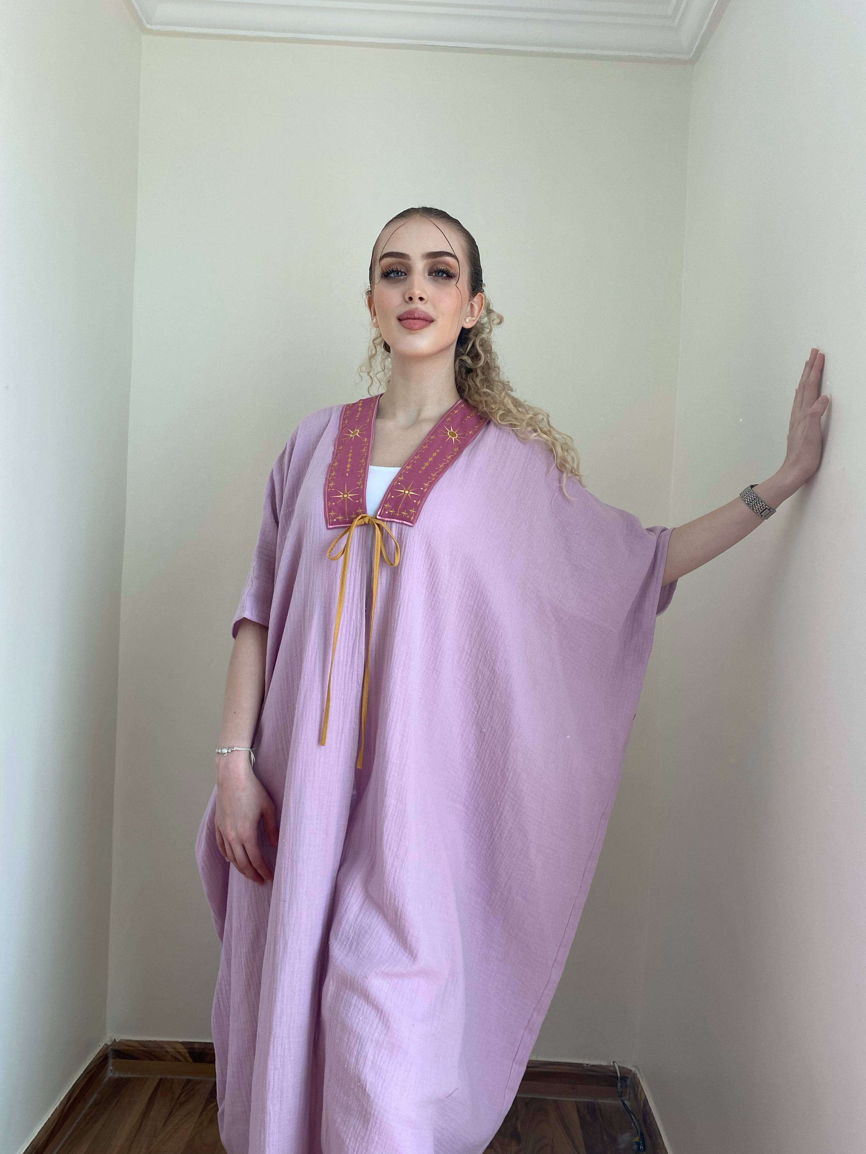 The lilac fairy - Front Bow Abaya - Online Shopping - The Untitled Project