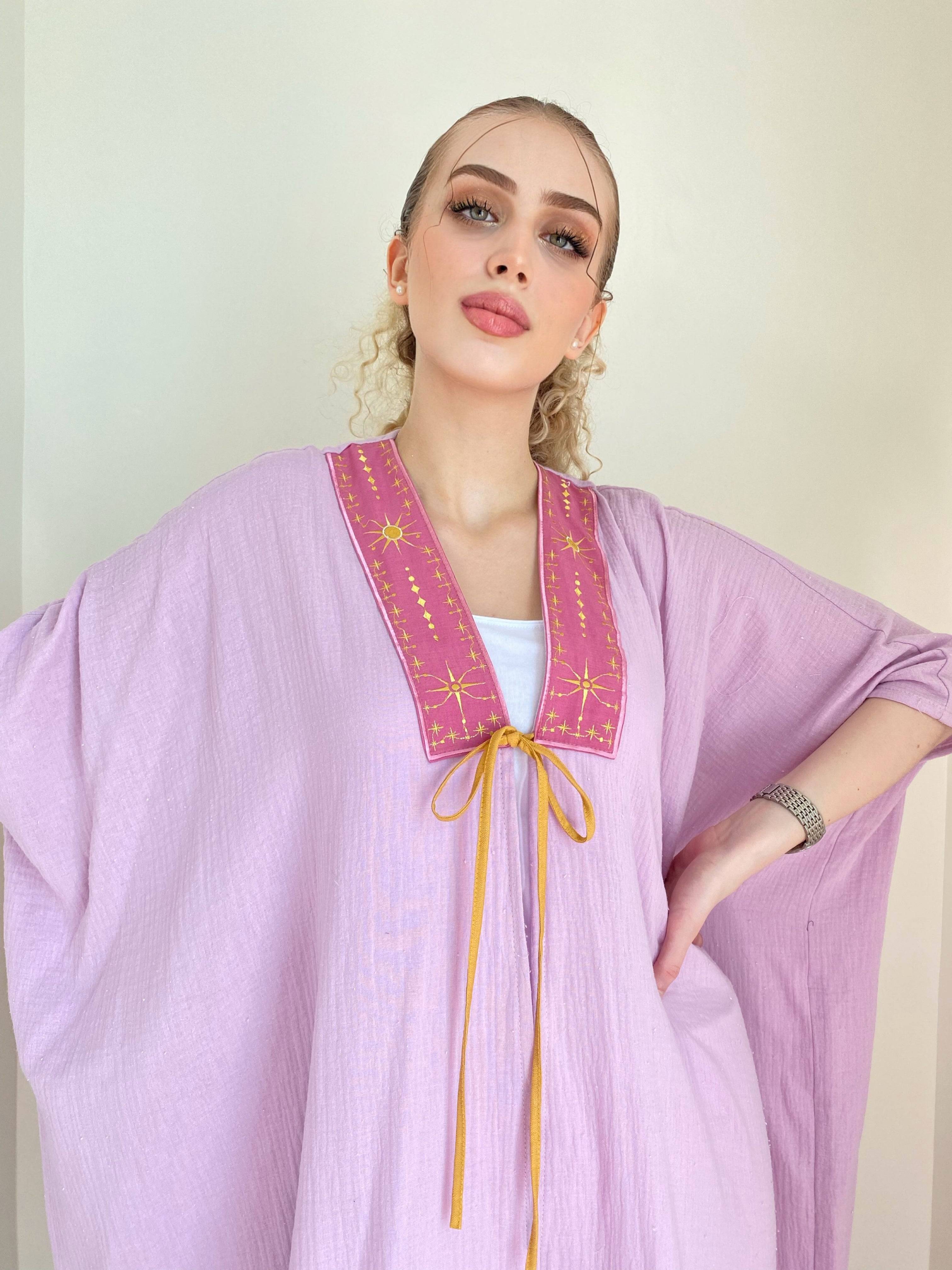 The lilac fairy - Front Bow Abaya - Online Shopping - The Untitled Project