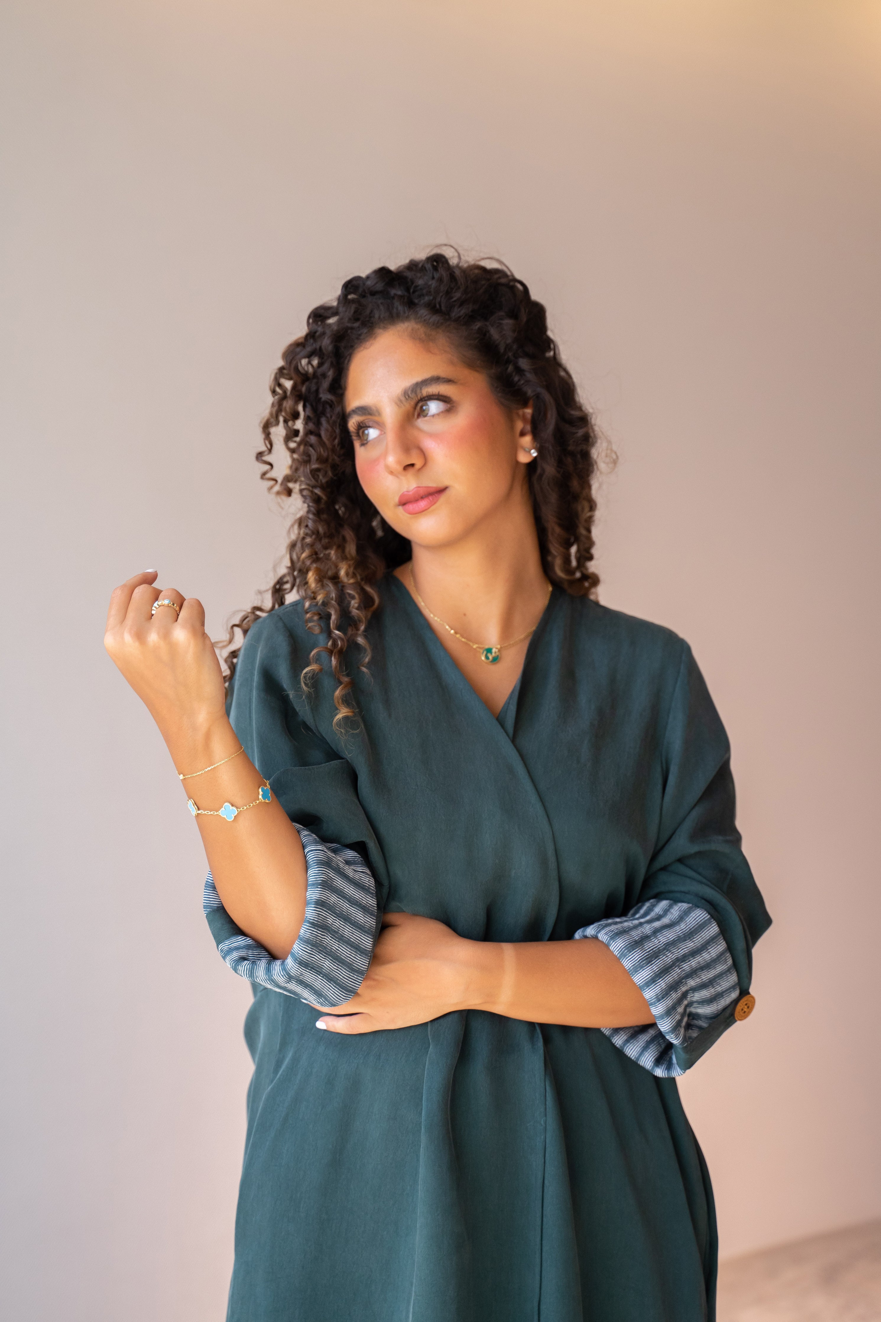 The Sadie Abaya - Luxurious lightweight Silk - The Untitled Project
