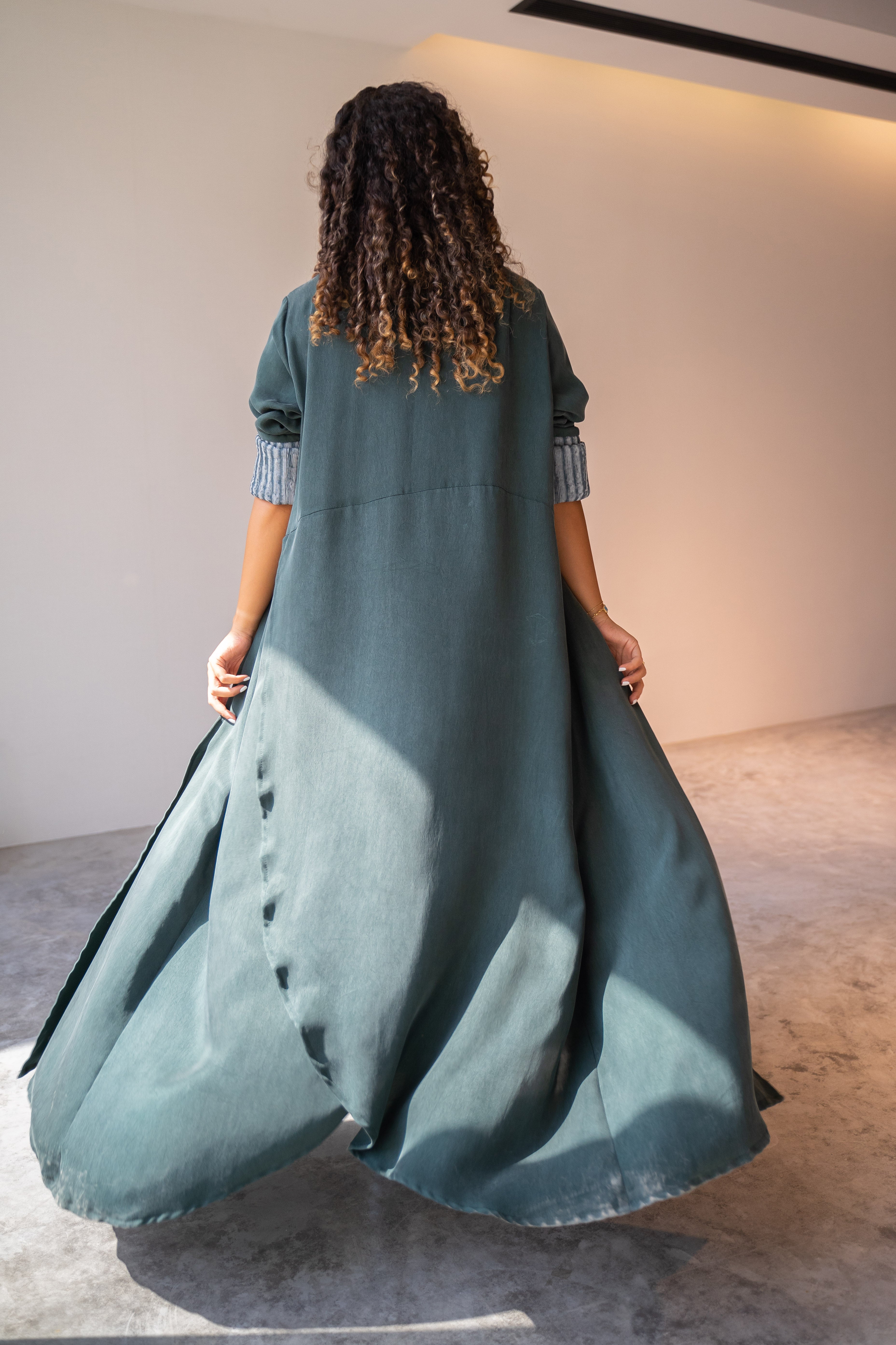 The Sadie Abaya - Luxurious lightweight Silk - The Untitled Project