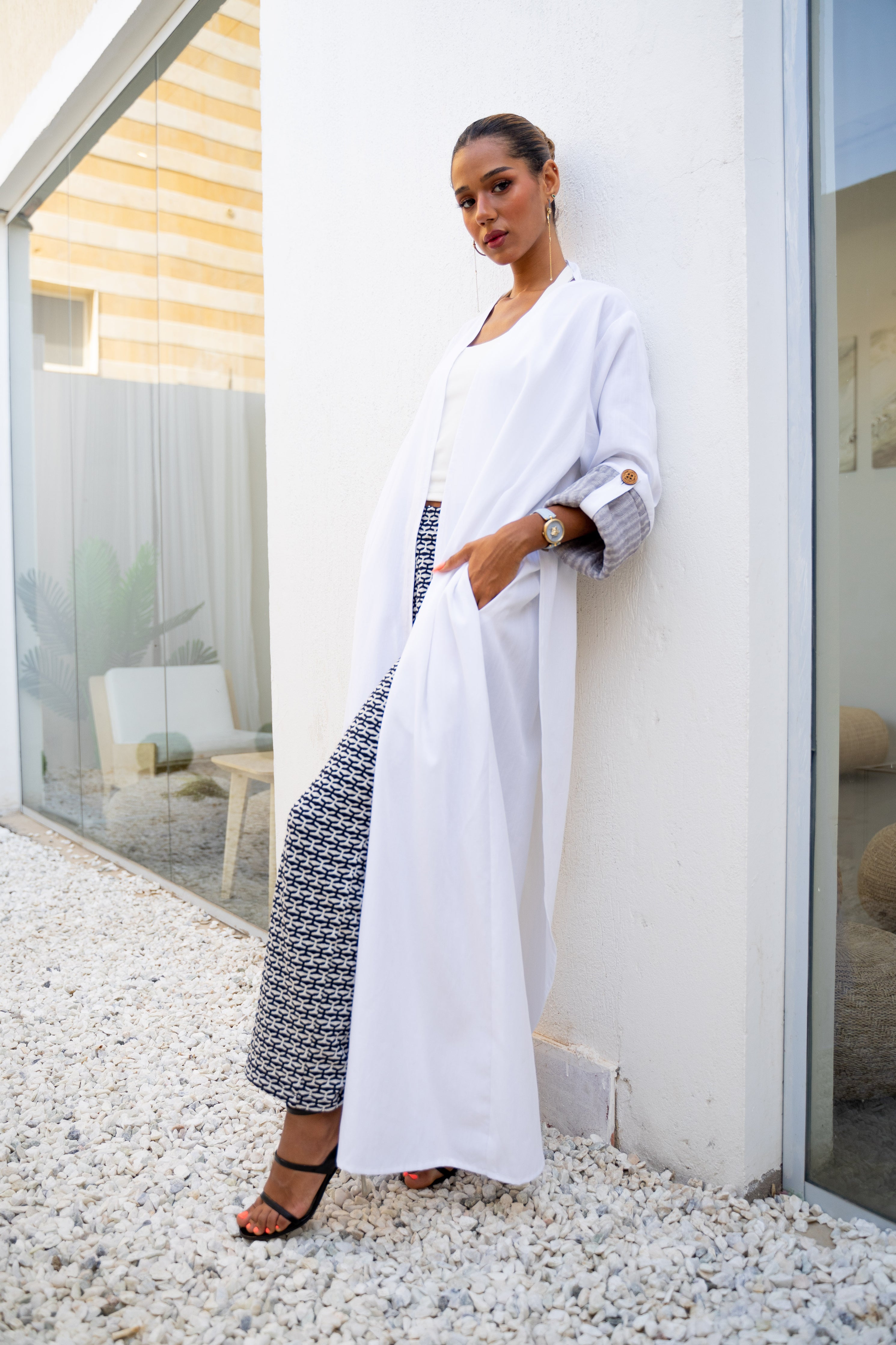 The Sadie Abaya - Luxurious lightweight Silk - The Untitled Project