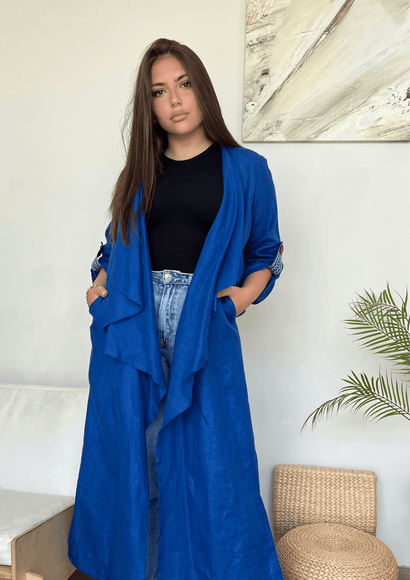 Blue Koi - Abaya & Scarf Set - Online Shopping - The Untitled Project
