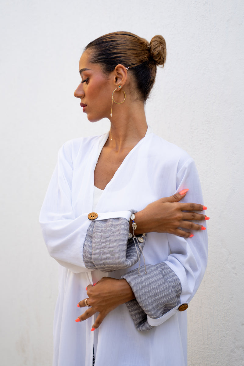 The Sadie Abaya - Luxurious lightweight Silk - The Untitled Project