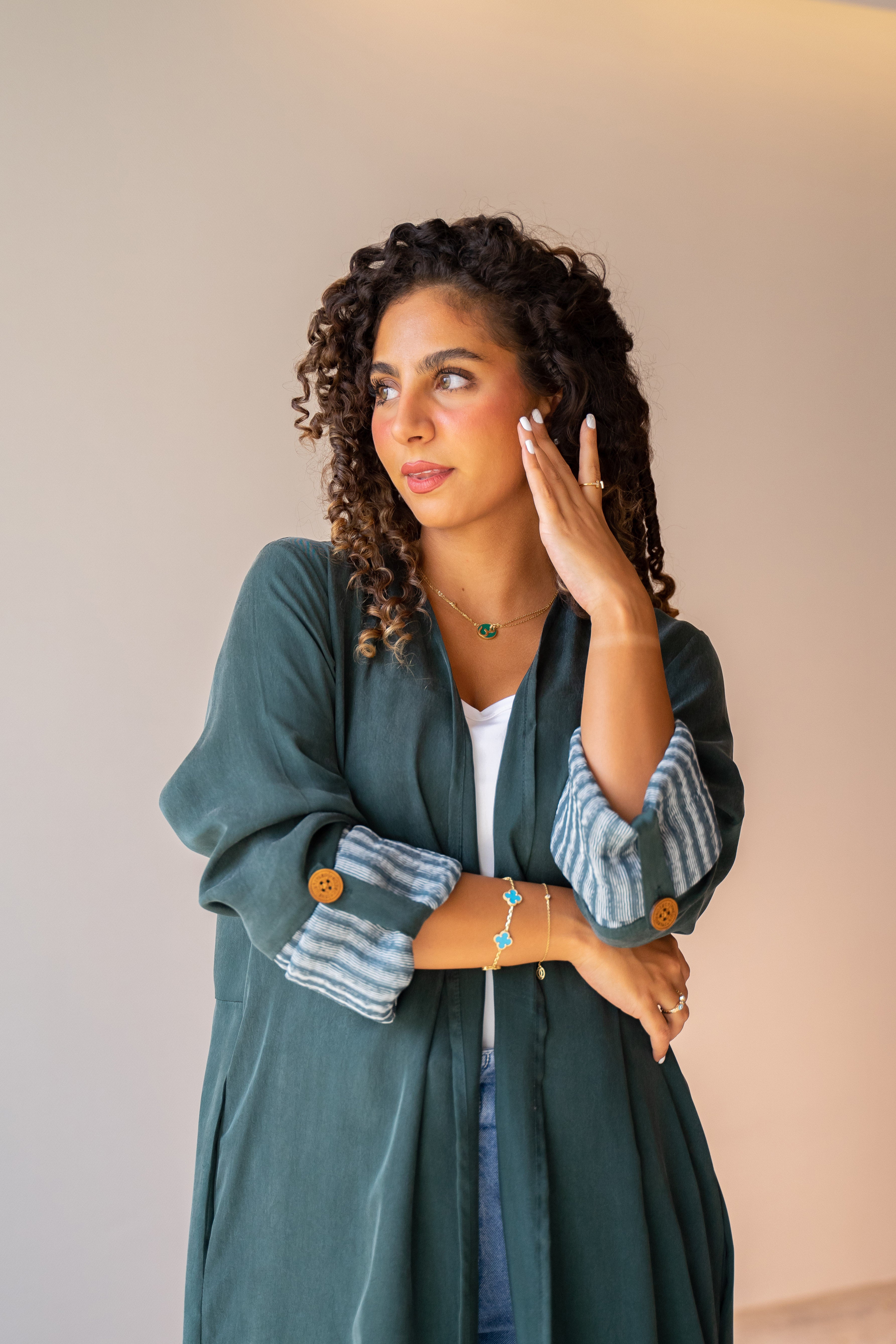 The Sadie Abaya - Luxurious lightweight Silk - The Untitled Project