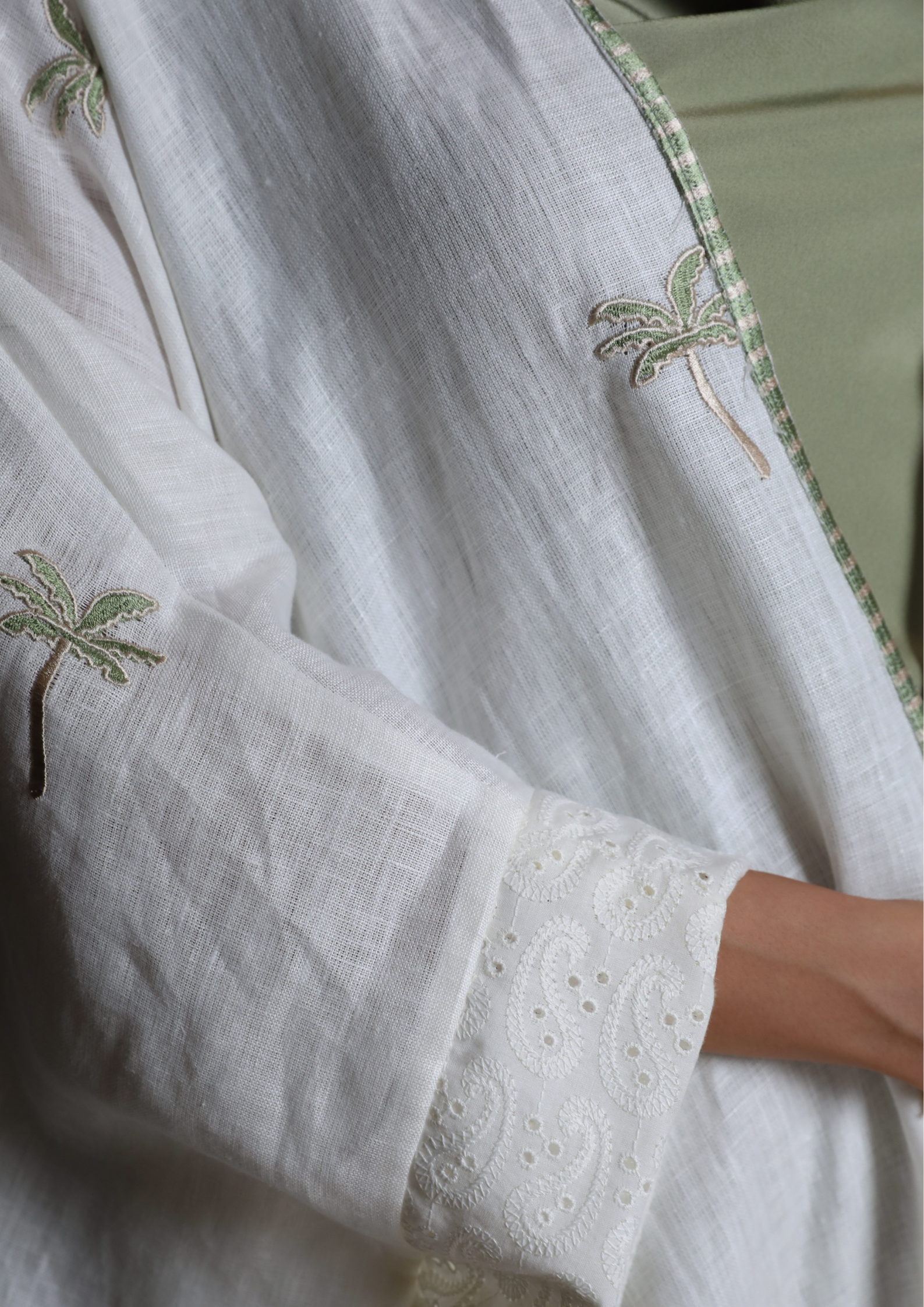 Palm Paradise - Abaya & Scarf Set - Online Shopping - The Untitled Project