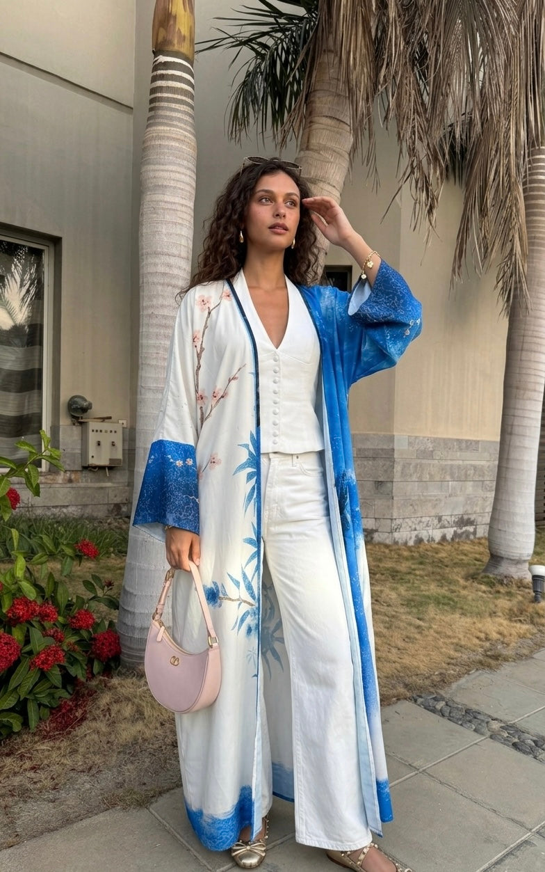 She Thought in Indigo