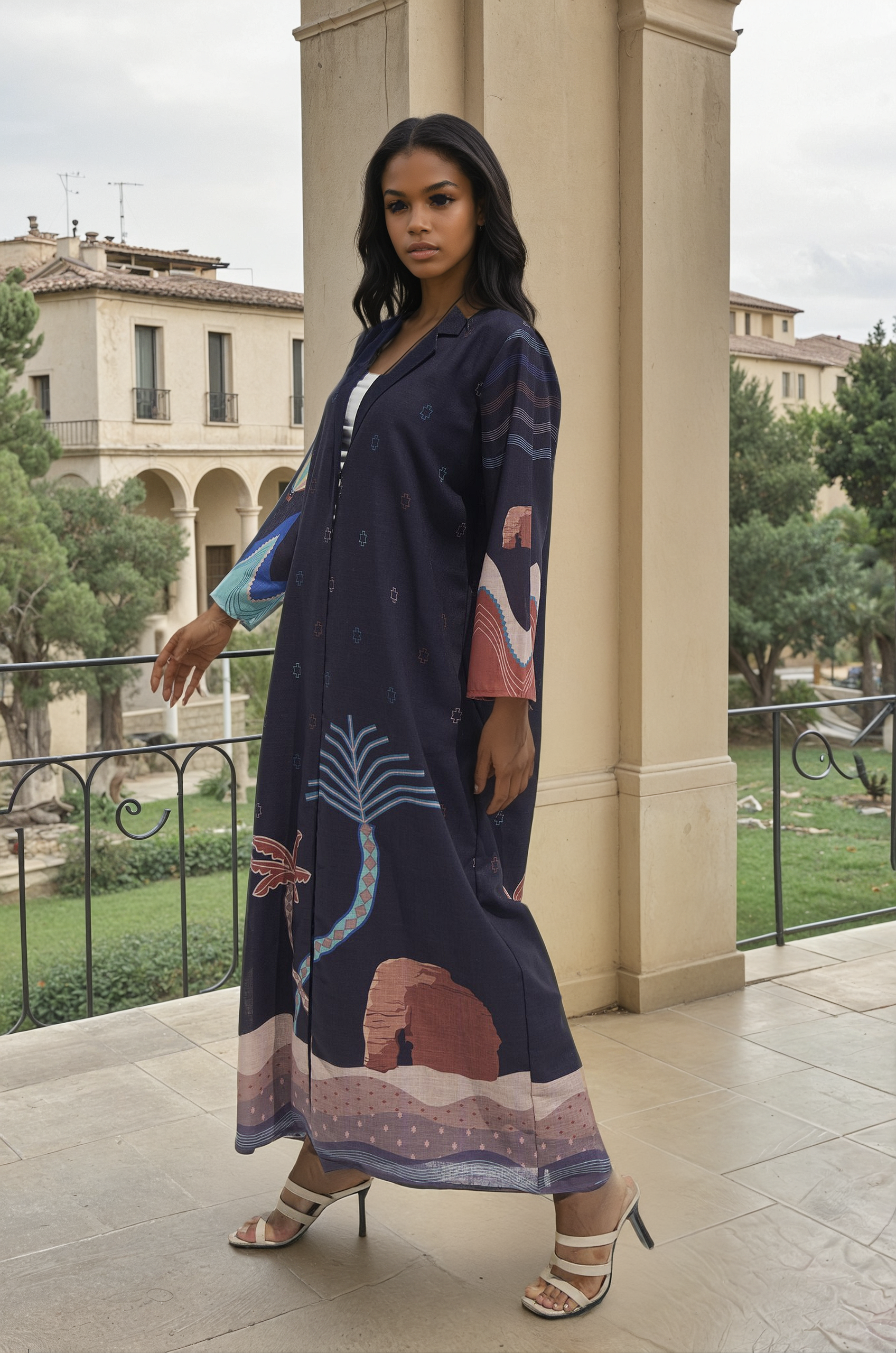 The Alula Horizon - Abaya & Scarf Set