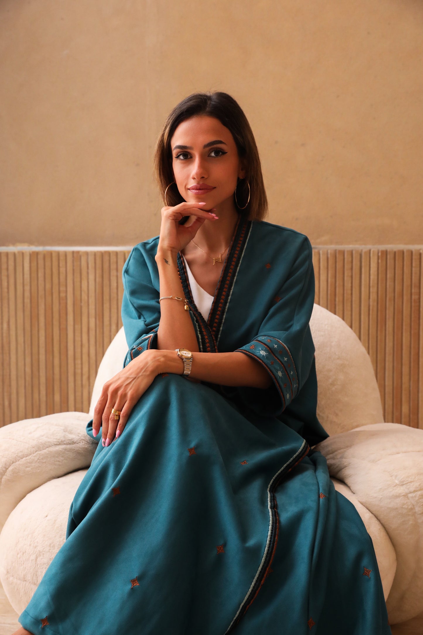 The Stellar Abaya & Scarf Set - Winter Edition - Online Shopping - The Untitled Project