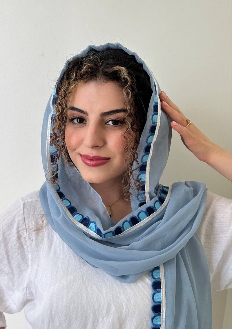 Obsessed With Her - Embroidered  Scarf - Online Shopping - The Untitled Project