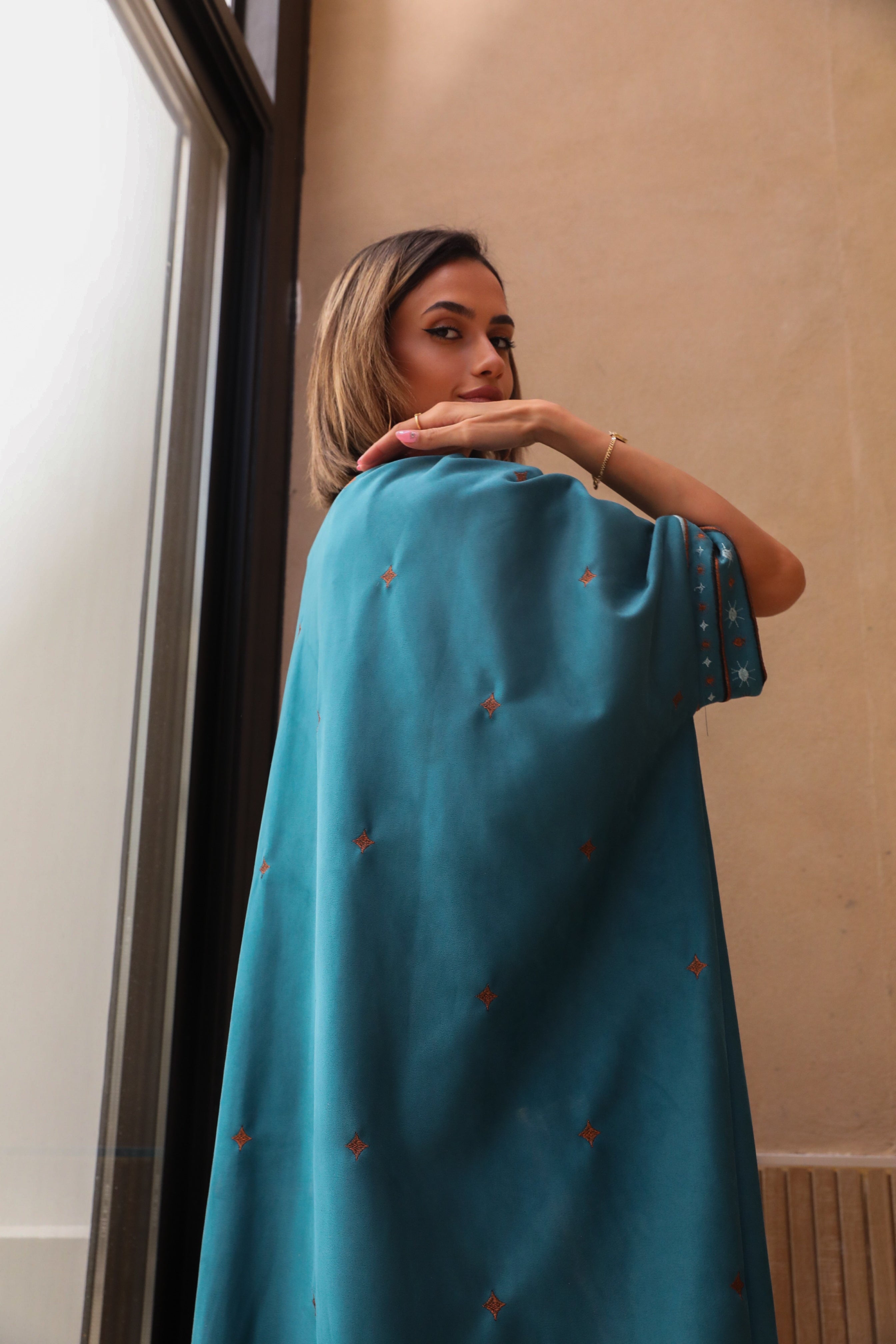 The Stellar Abaya & Scarf Set - Winter Edition - Online Shopping - The Untitled Project