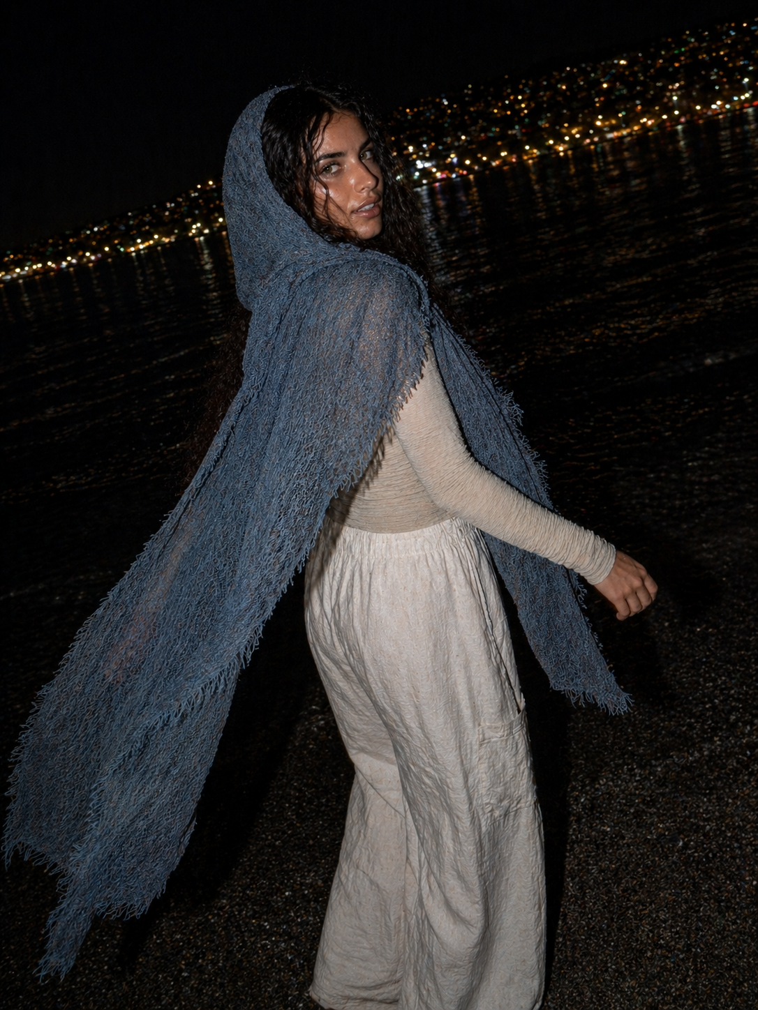 Just on time - Crinkle Organic Cotton Scarf