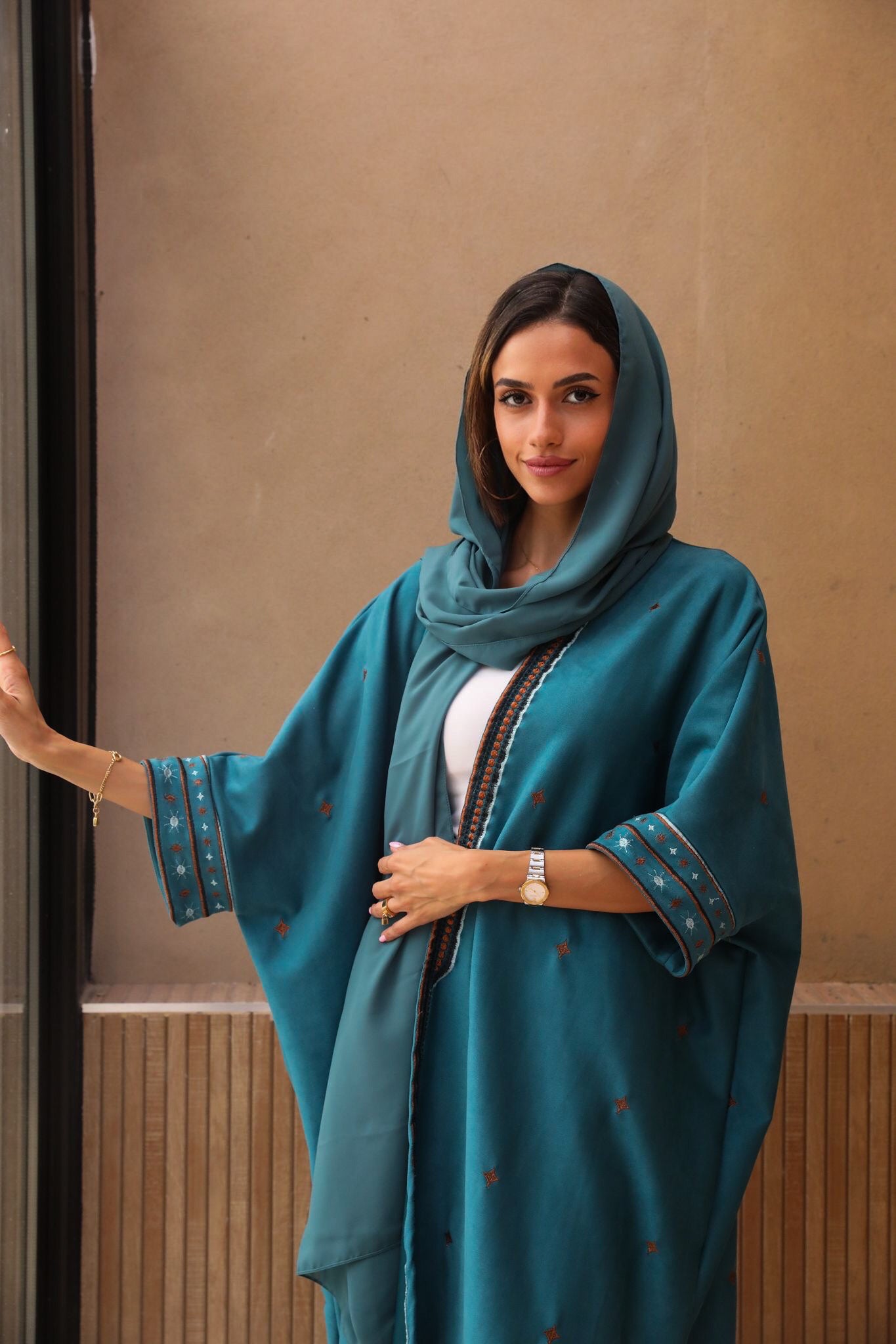 The Stellar Abaya & Scarf Set - Winter Edition - Online Shopping - The Untitled Project