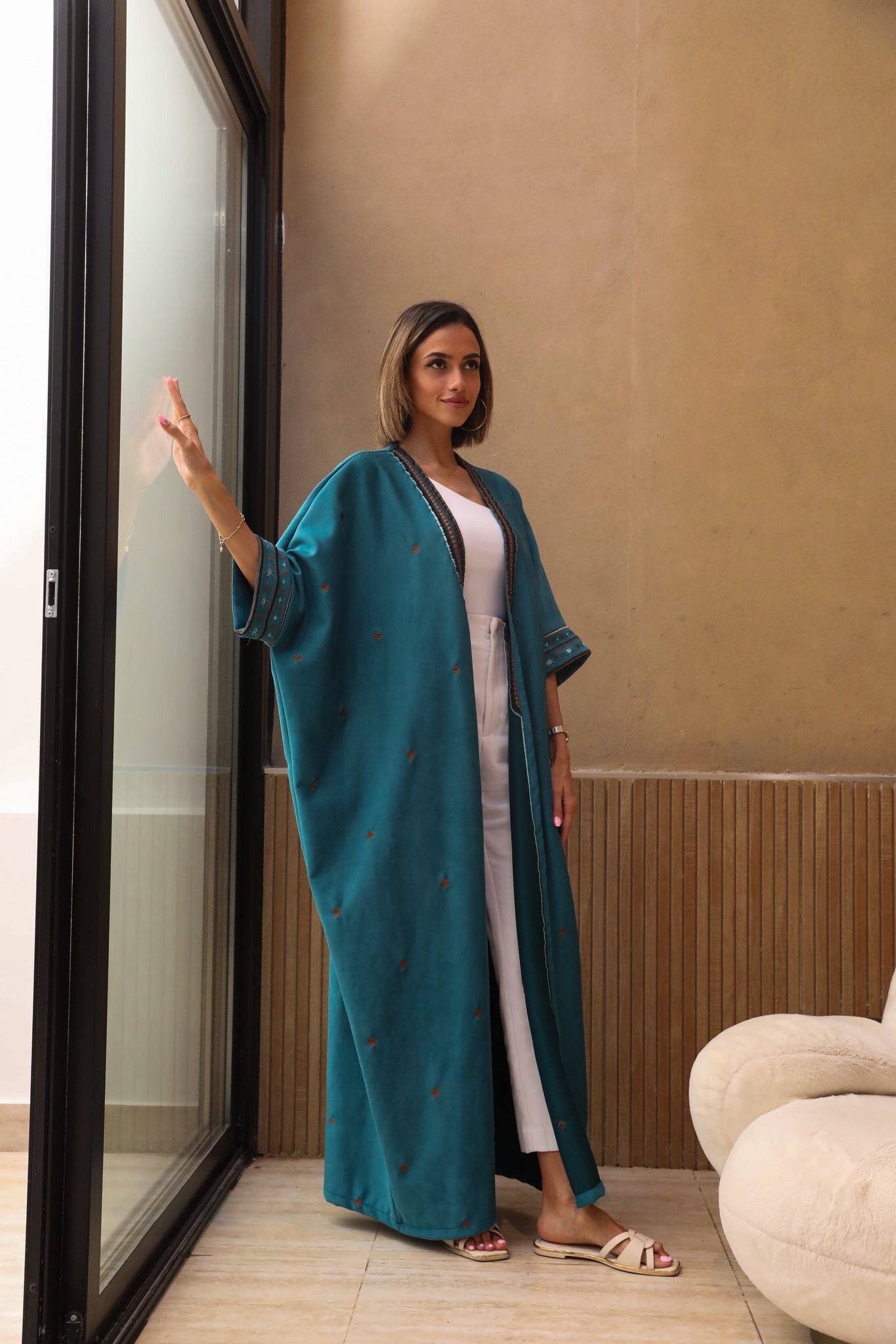 The Stellar Abaya & Scarf Set - Winter Edition - Online Shopping - The Untitled Project