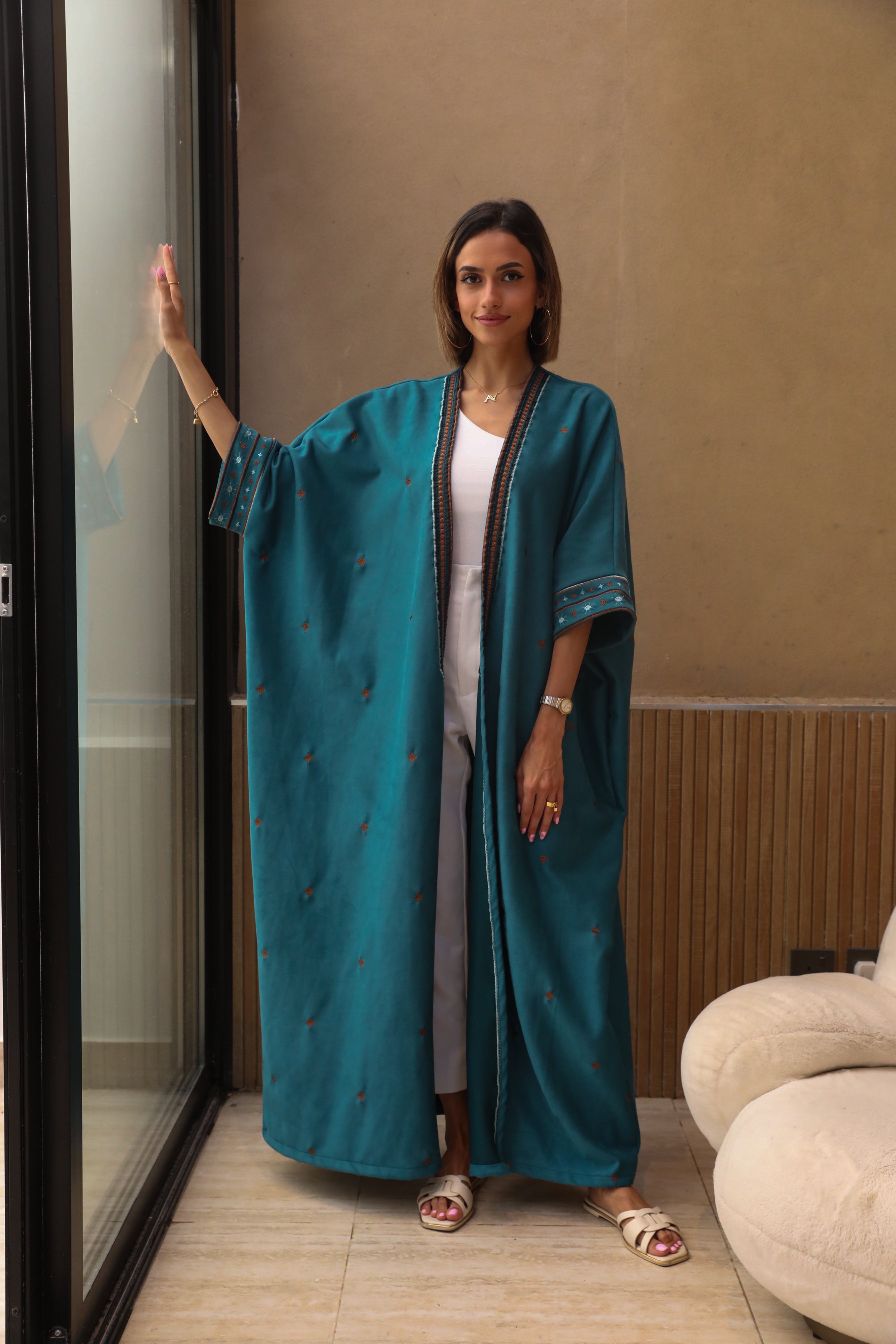 The Stellar Abaya & Scarf Set - Winter Edition - Online Shopping - The Untitled Project