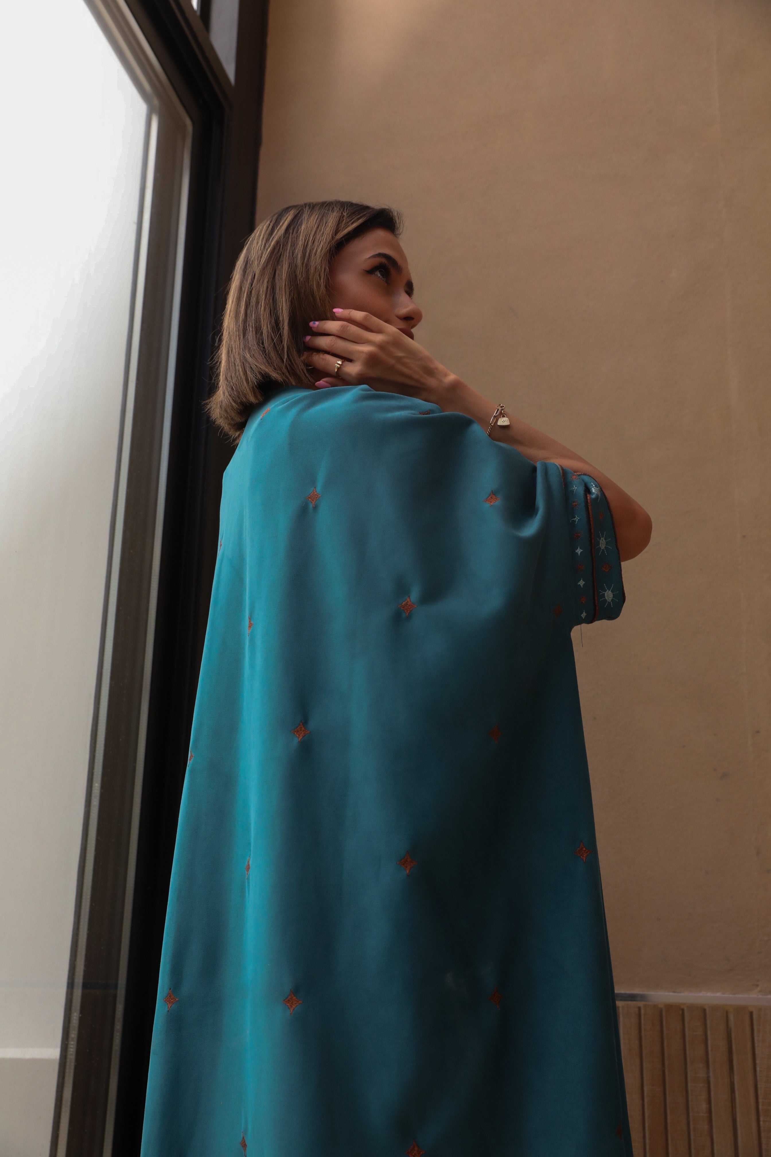 The Stellar Abaya & Scarf Set - Winter Edition - Online Shopping - The Untitled Project