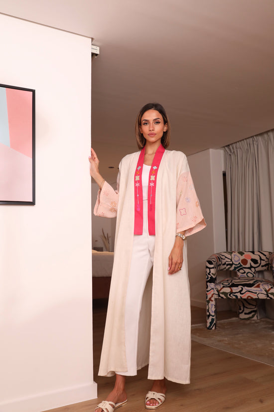 Happy Hue Kimono & Scarf Set - Online Shopping - The Untitled Project