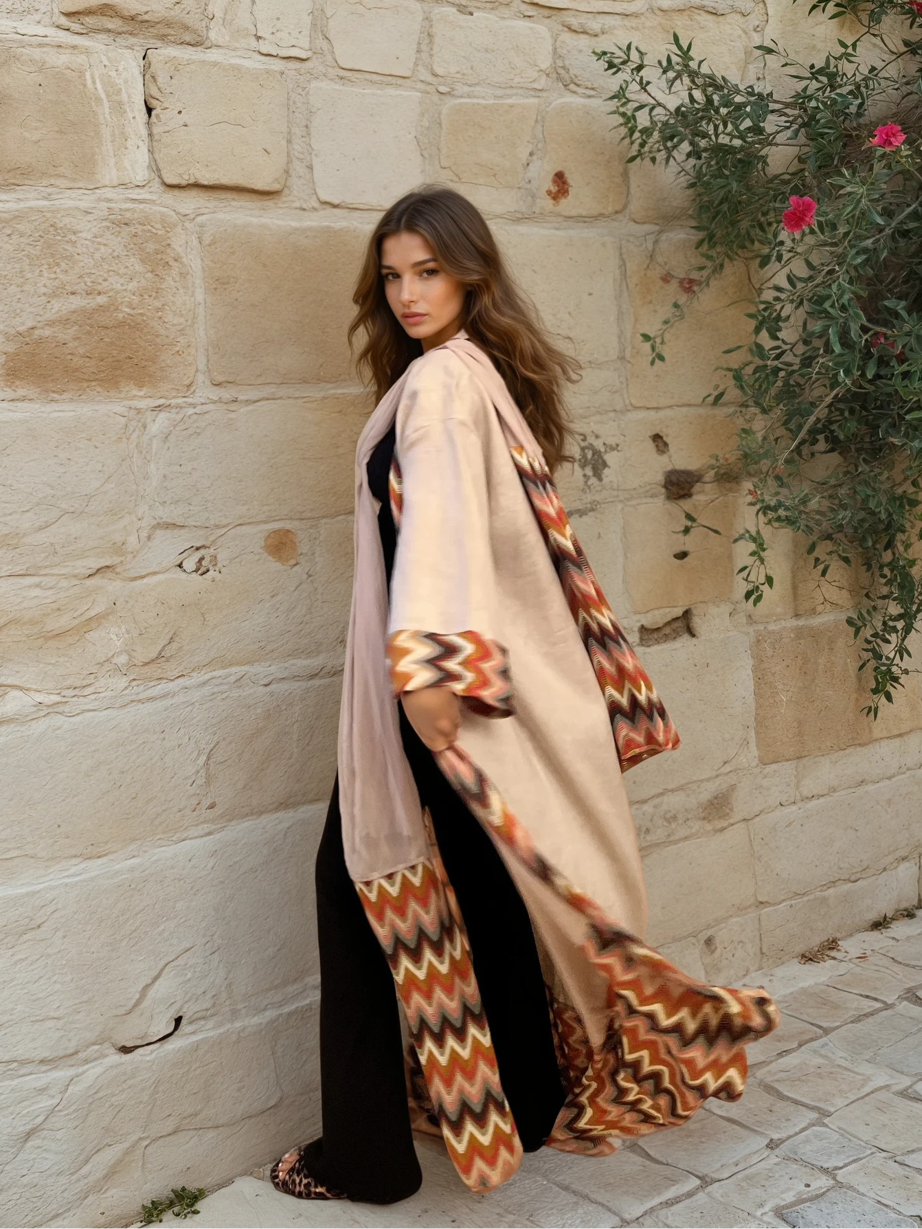 Dressed in Latte Dreams - Abaya & scarf Set