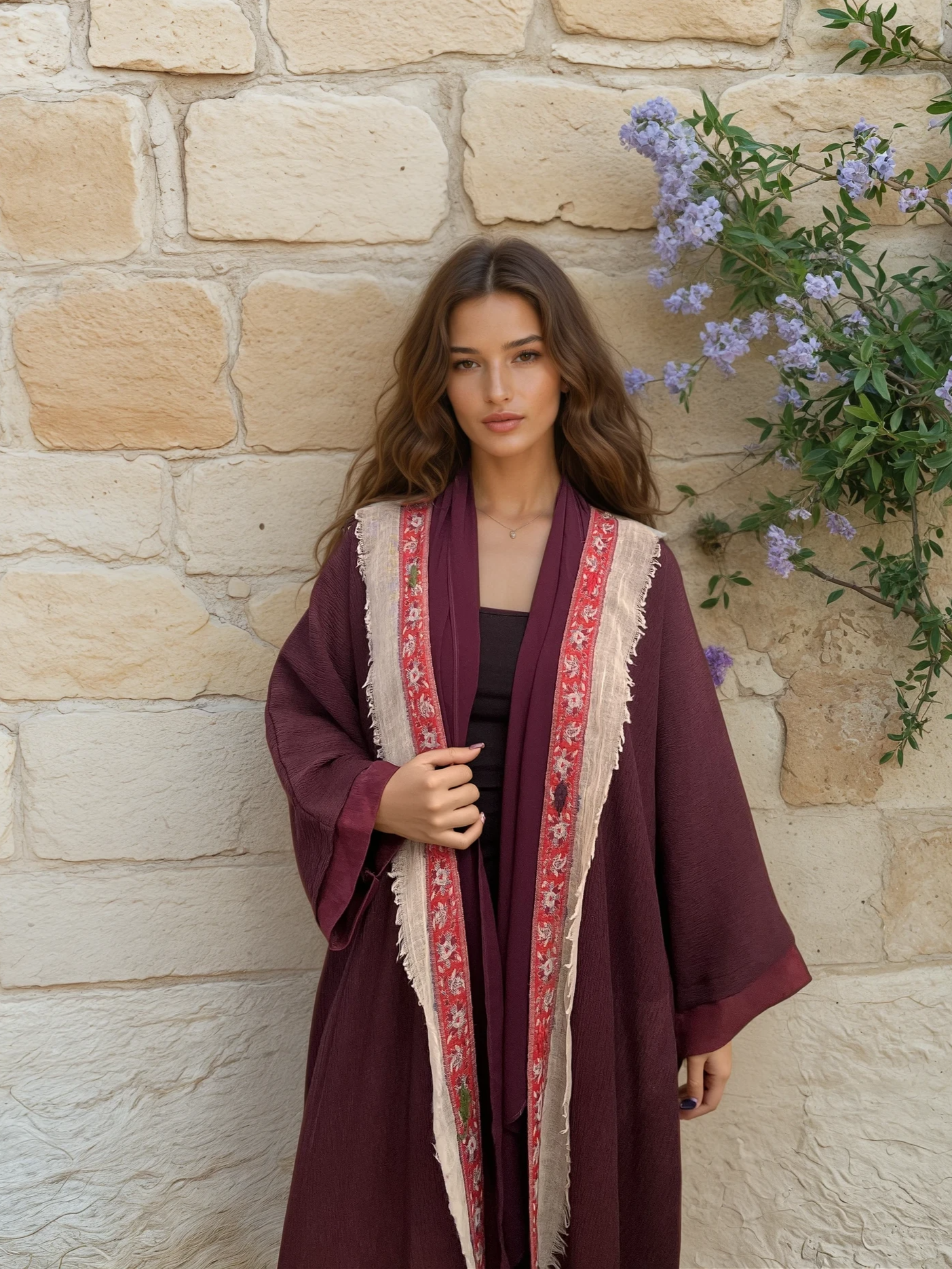 Flirt Alert - Abaya & Scarf Set