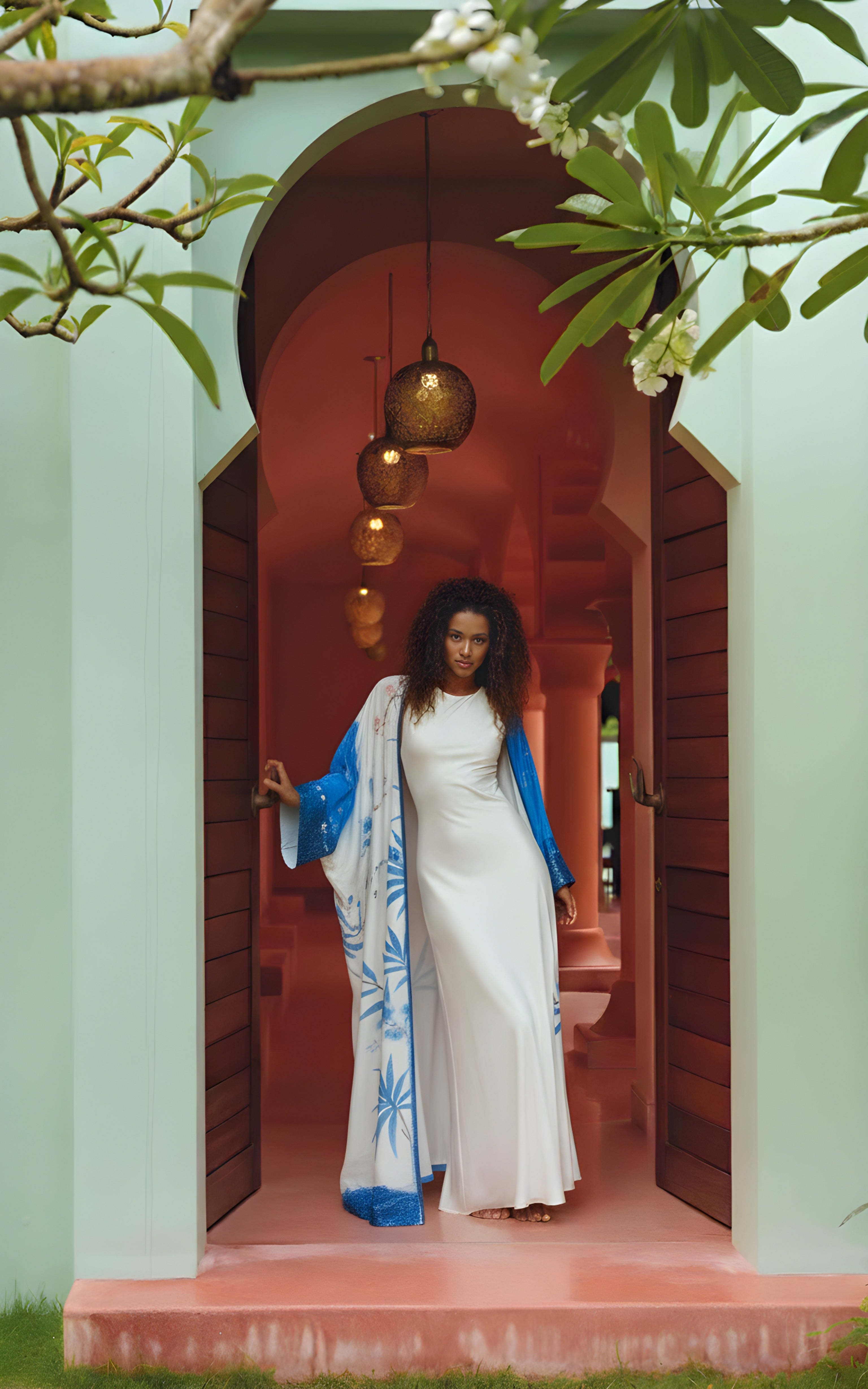 She Thought in Indigo