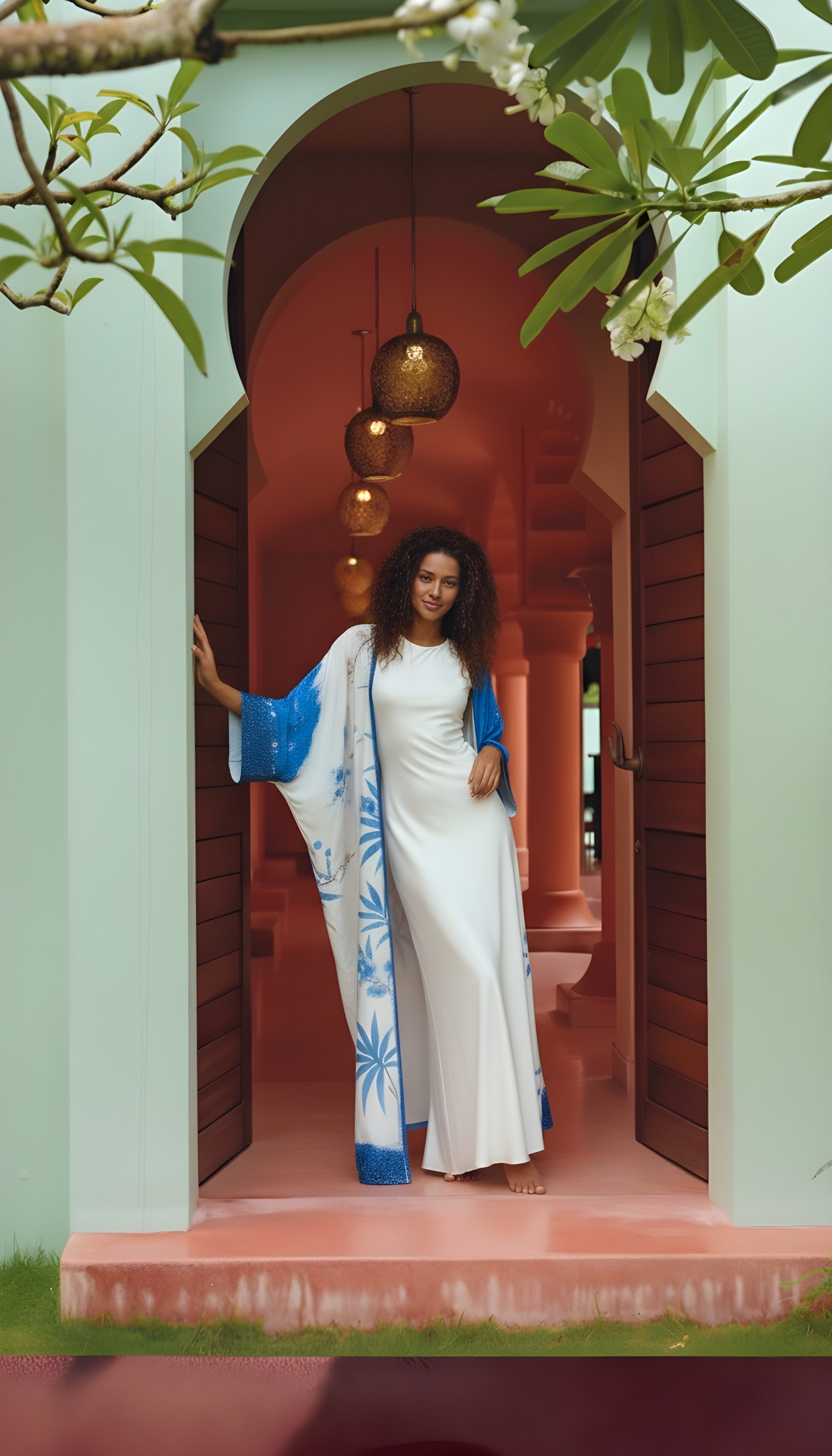 She Thought in Indigo