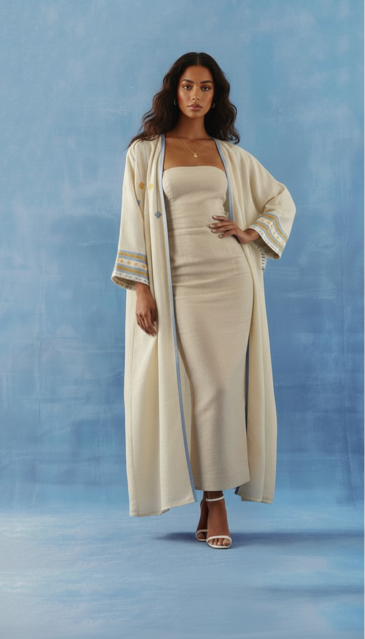 The Royal Mishlah Abaya & Scarf Set