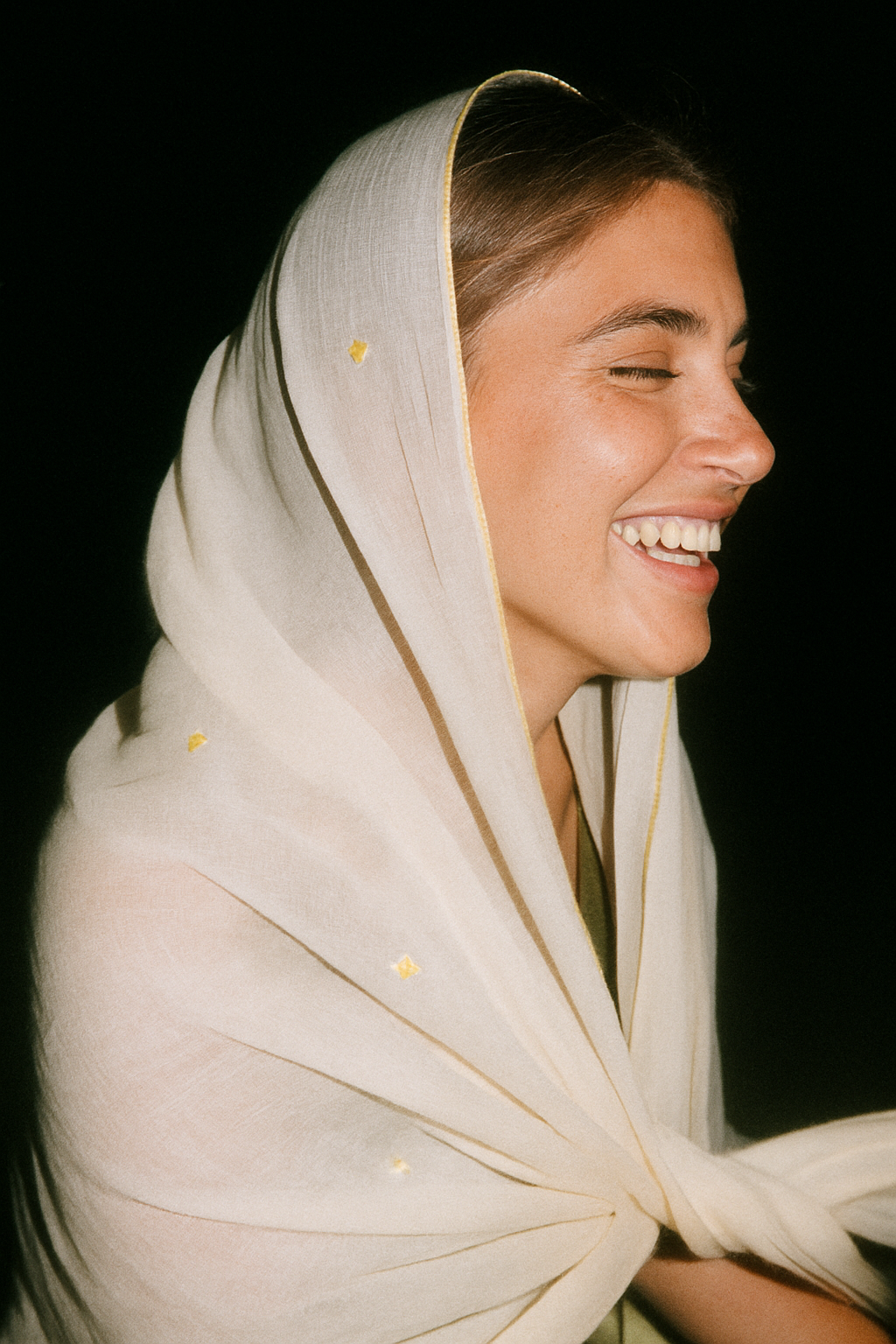 The Gypsy Scarf - Embroidered Stars