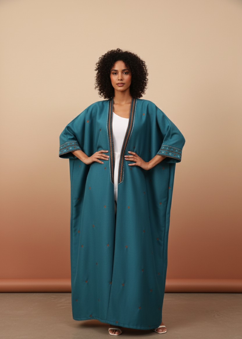 The Stellar Abaya & Scarf Set - Winter Edition