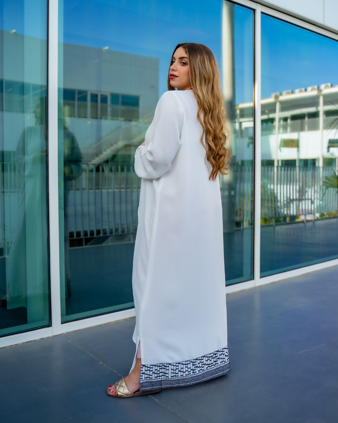 The Bisha Abaya - Embroidered pockets - Online Shopping - The Untitled Project