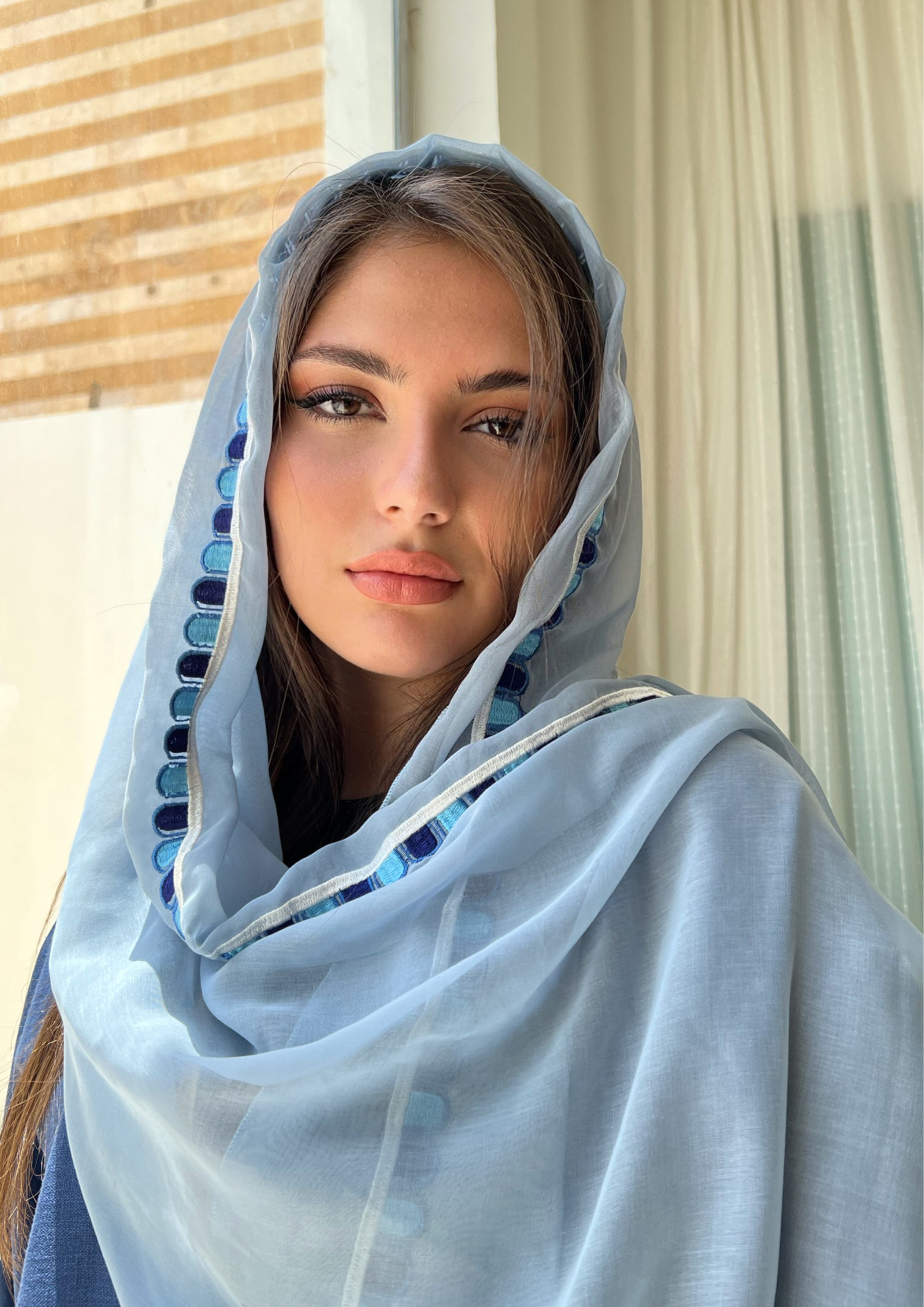 Obsessed With Her - Scarf Embroidered Bawal - Online Shopping - The Untitled Project