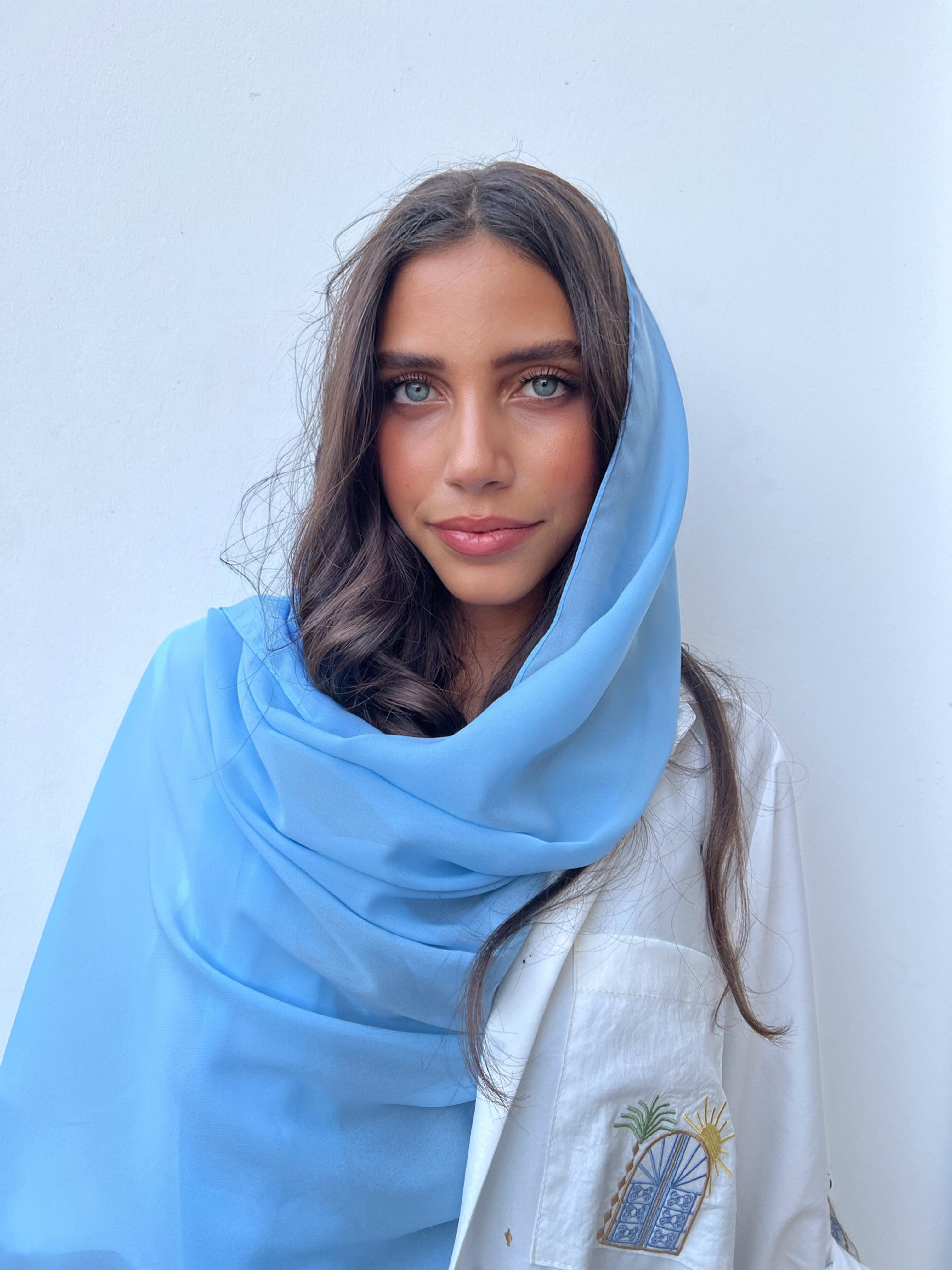 Blue Sands - Abaya & Scarf Set - Online Shopping - The Untitled Project