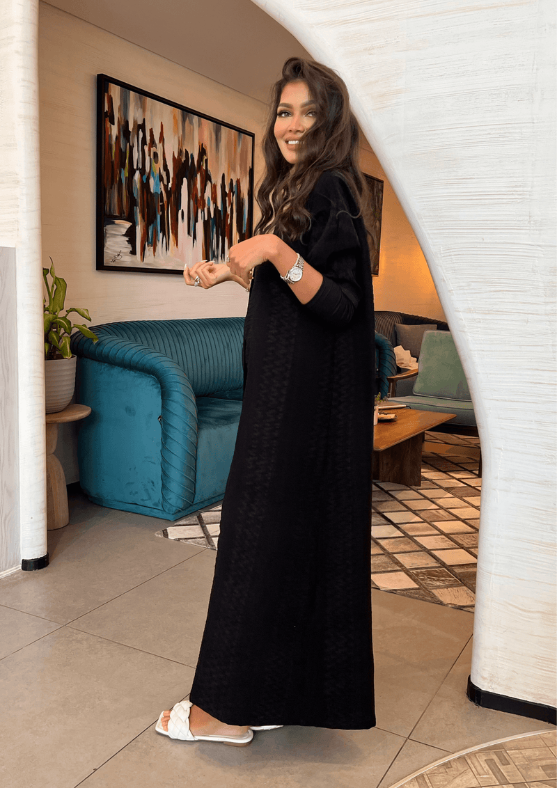 Miss chic - elegant black Abaya - Online Shopping - The Untitled Project