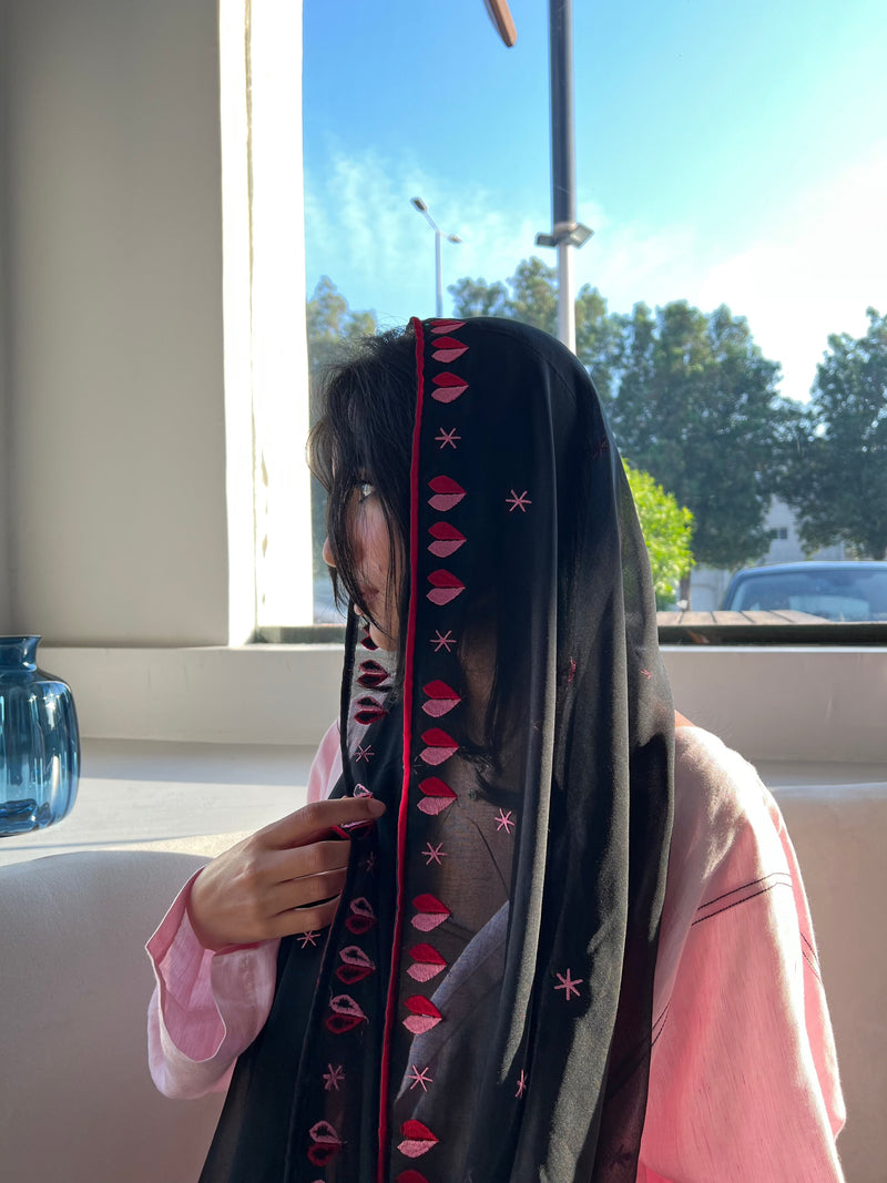 Queen of Hearts Scarf - Supporting Breast Cancer Awareness - Online Shopping - The Untitled Project