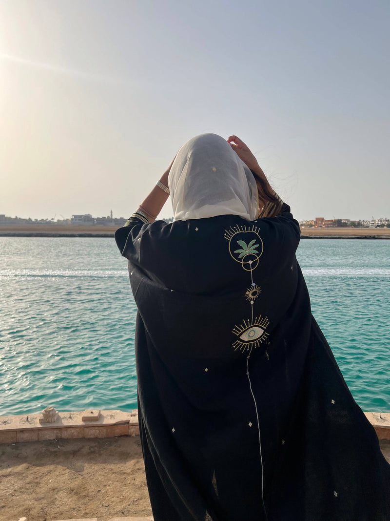 The Gypsy Heart - Show Stopper Back Abaya - Online Shopping - The Untitled Project
