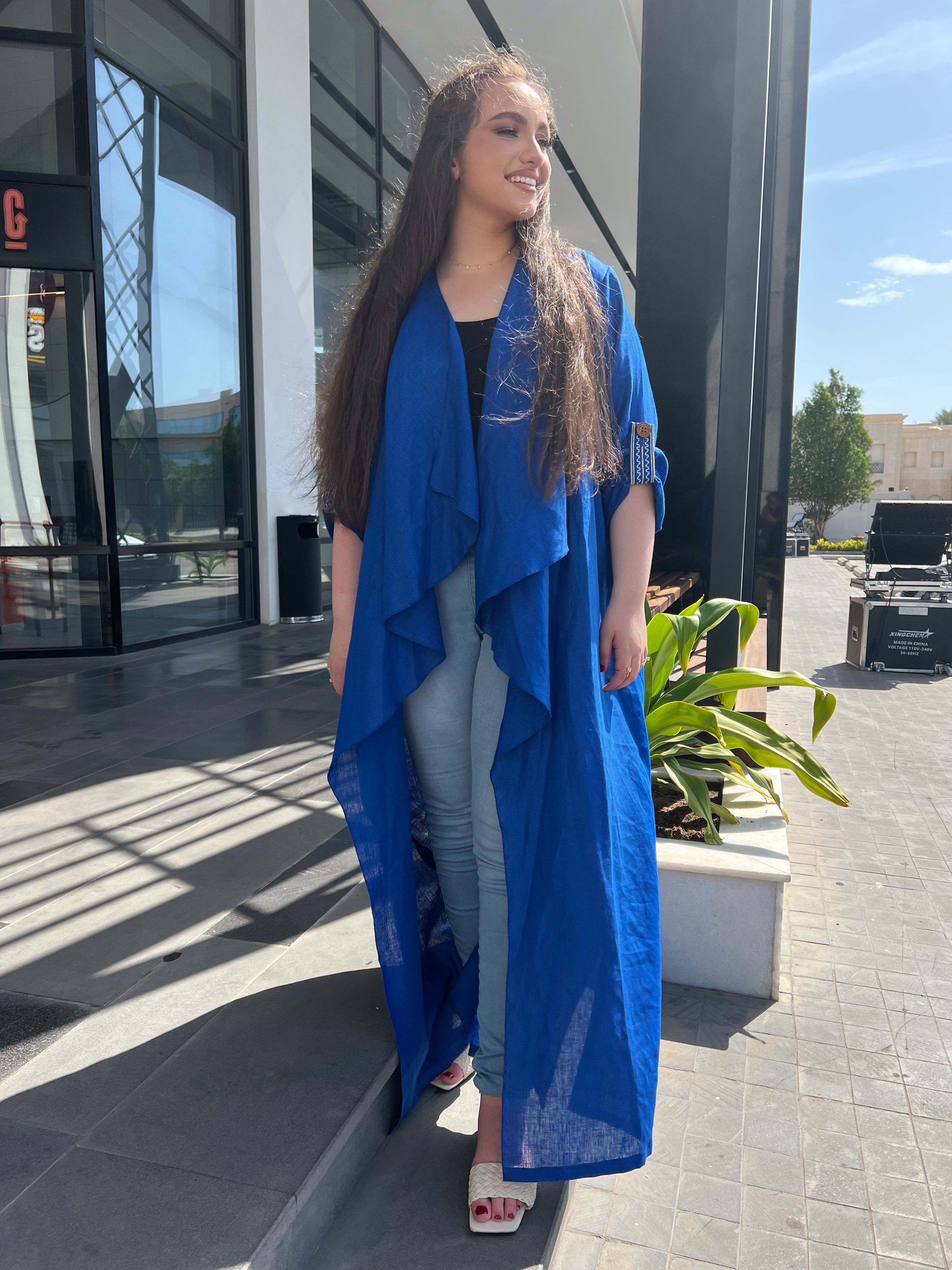 Blue Koi - Abaya & Scarf Set - Online Shopping - The Untitled Project