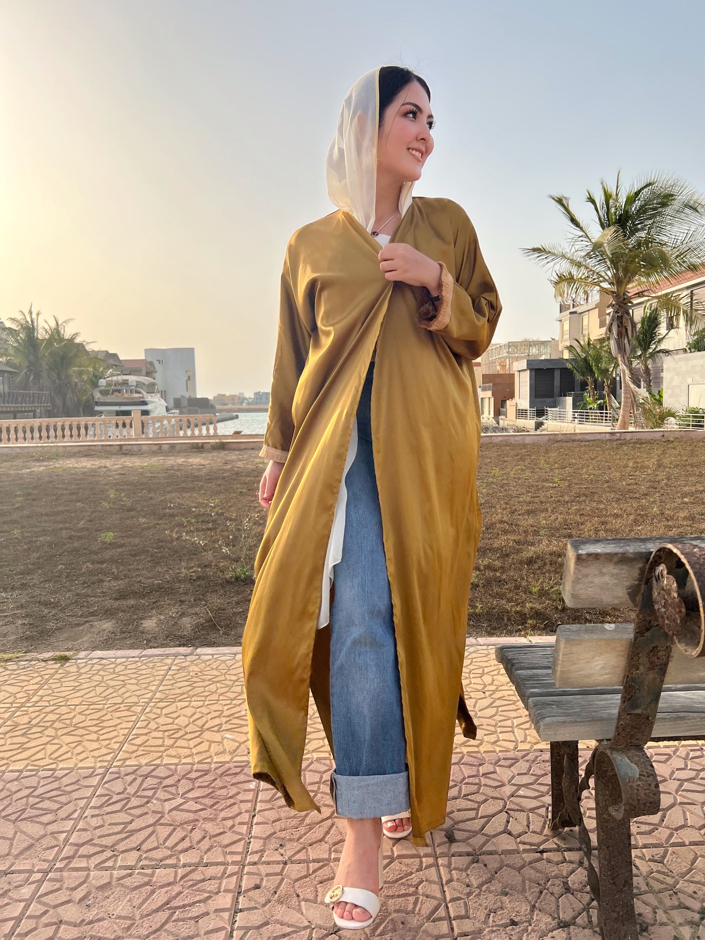 Load image into Gallery viewer, Summer Silk Abaya - Effortlessly Chic - Online Shopping - The Untitled Project
