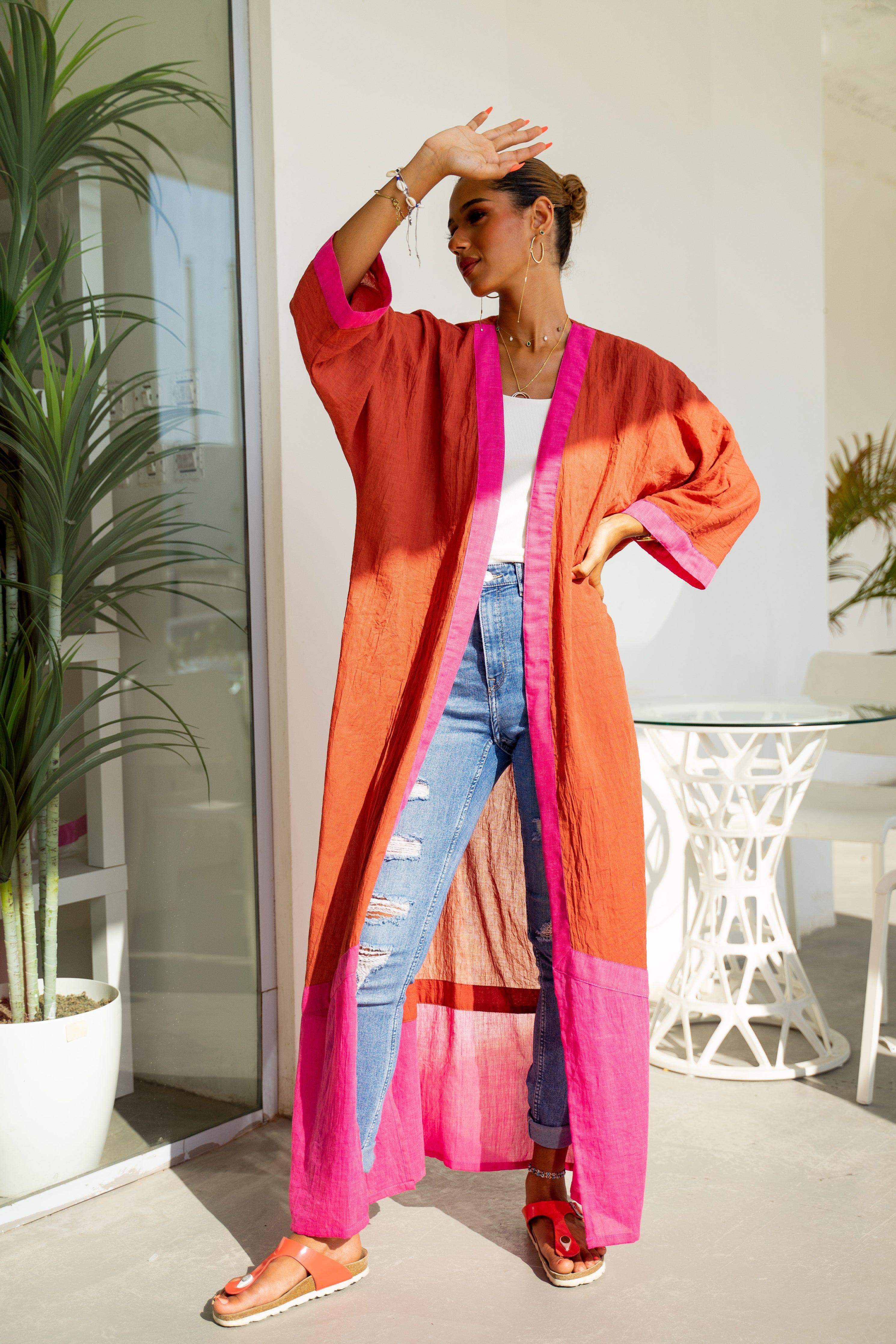 The Mykonos Abaya - Lightweight for summer - The Untitled Project