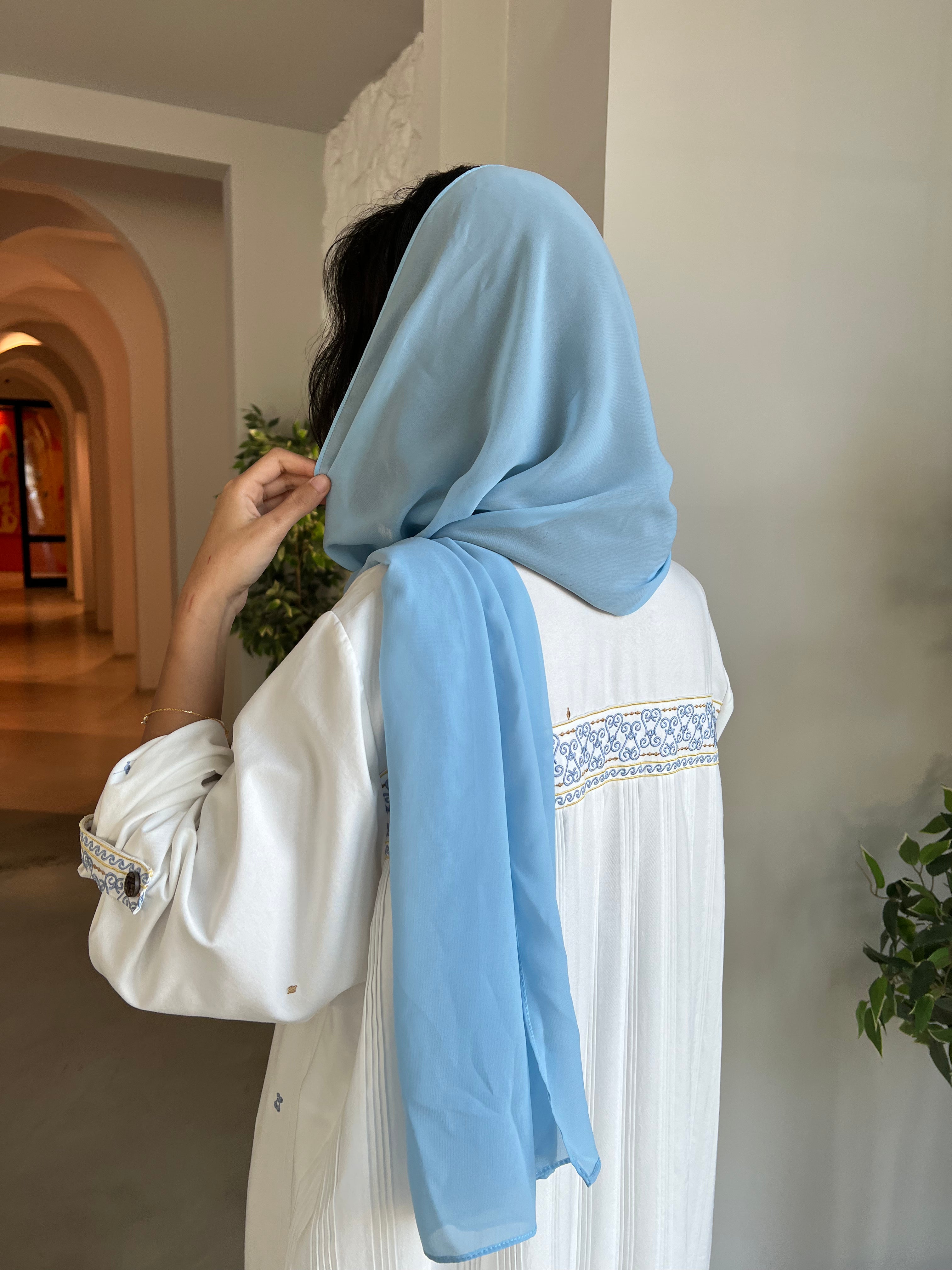 Blue Sands - Abaya & Scarf Set - Online Shopping - The Untitled Project