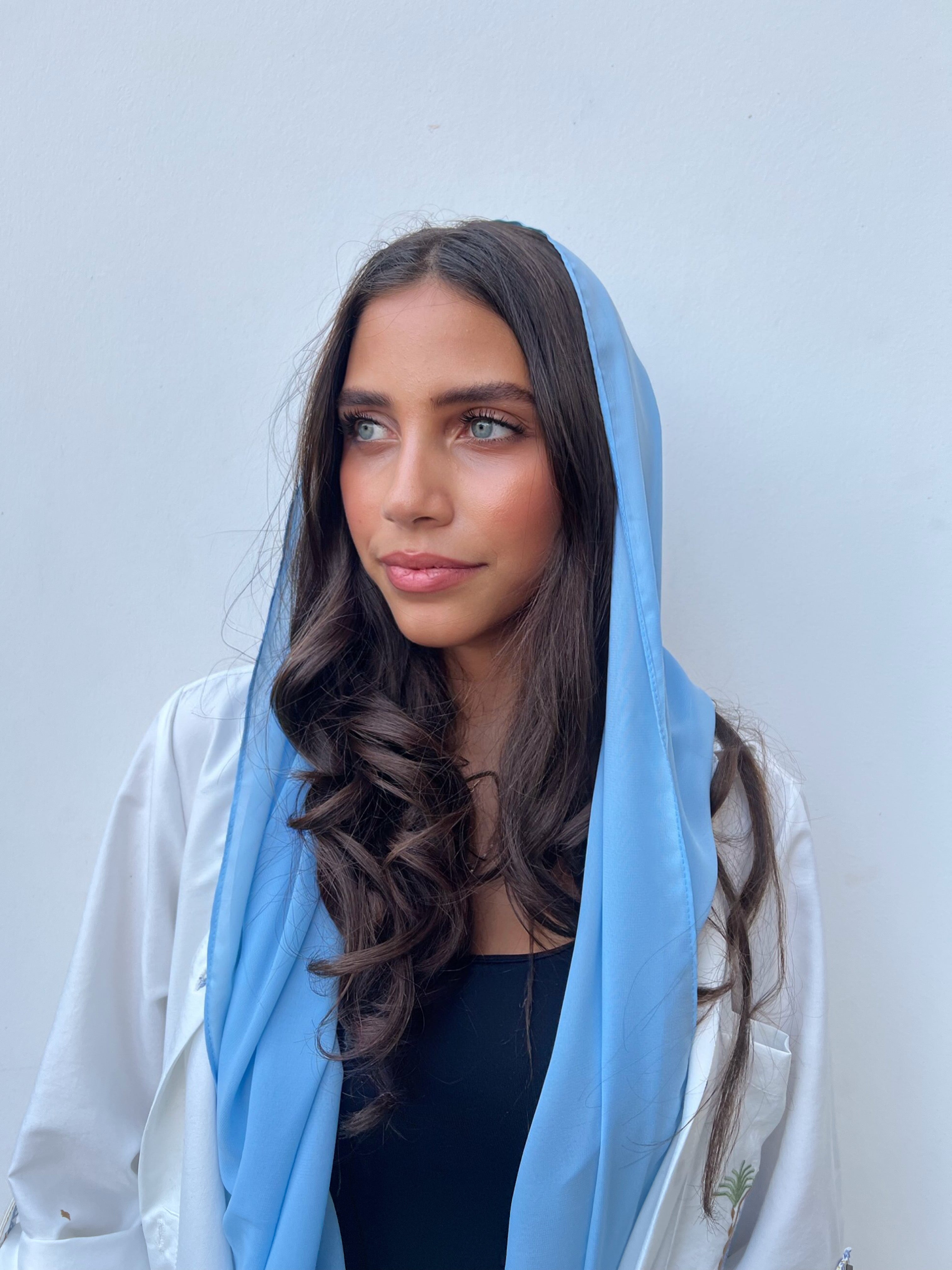 Blue Sands - Abaya & Scarf Set - Online Shopping - The Untitled Project