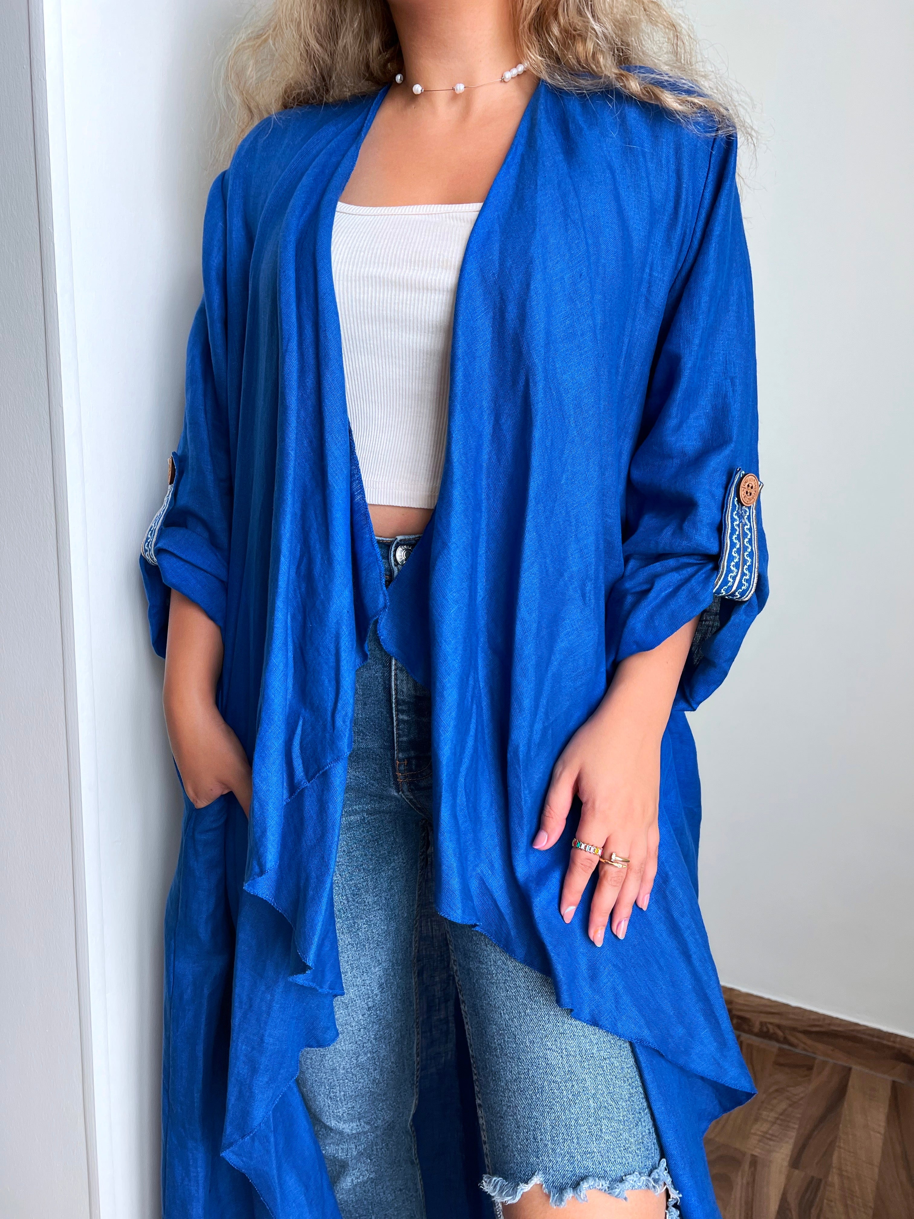 Blue Koi - Abaya & Scarf Set - Online Shopping - The Untitled Project