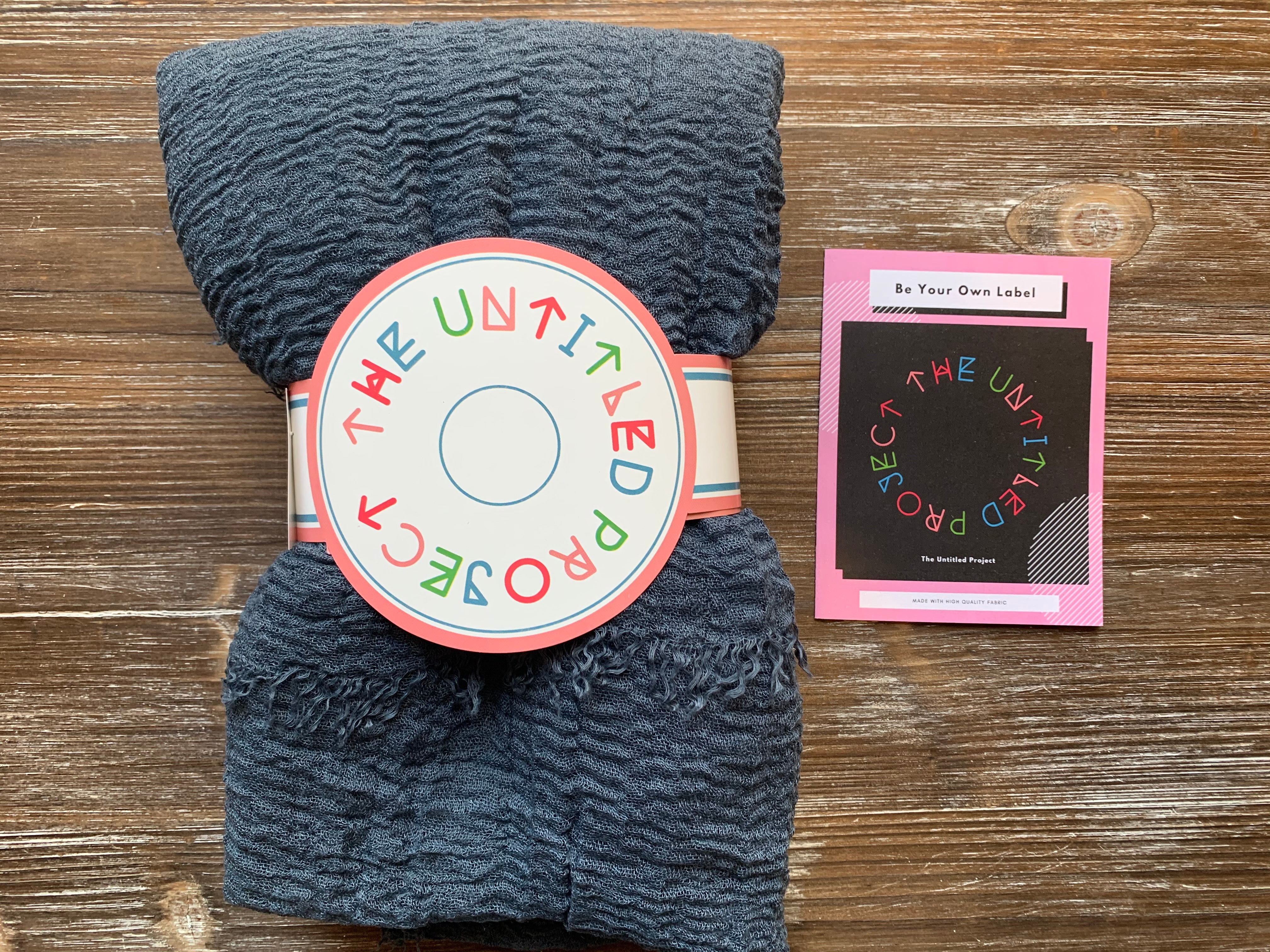 Just on time - Crinkle Organic Cotton Scarf - Online Shopping - The Untitled Project