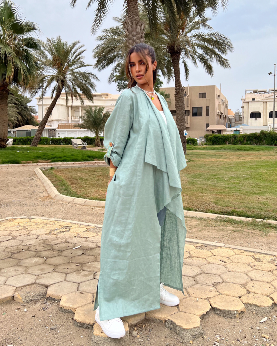 Tati the Turtle - Abaya & Scarf Set - Online Shopping - The Untitled Project