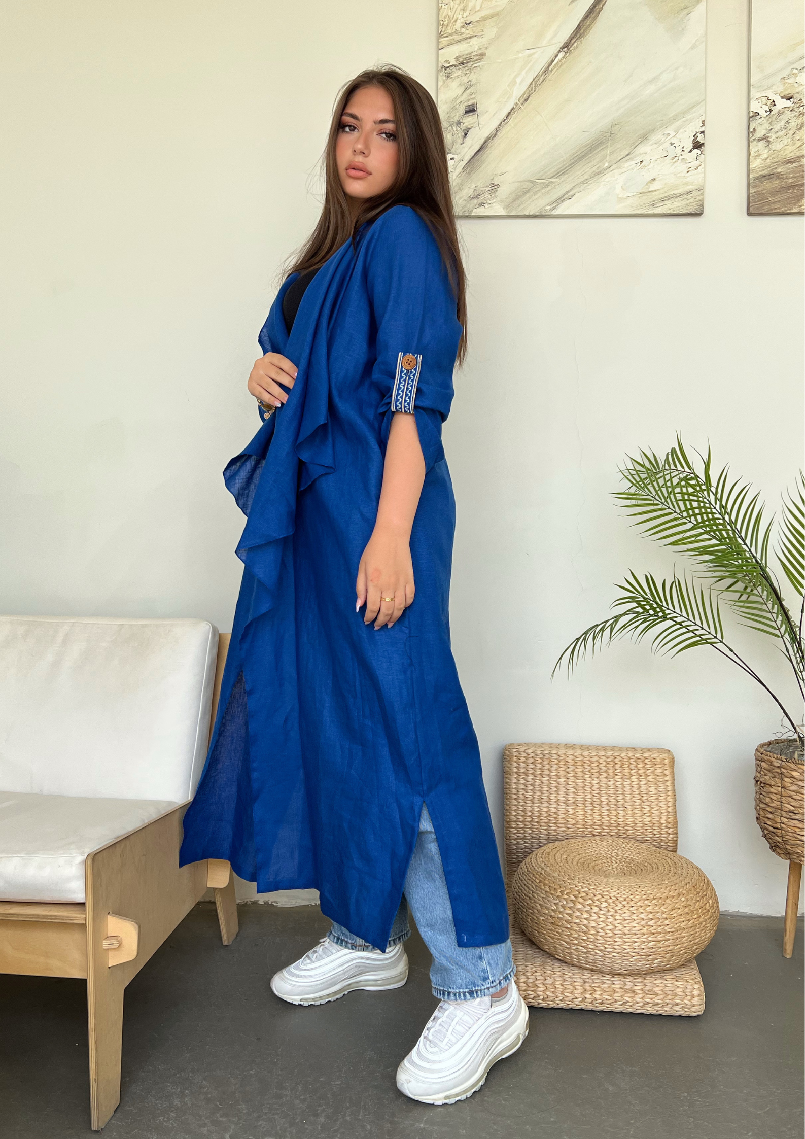 Blue Koi - Abaya & Scarf Set - Online Shopping - The Untitled Project