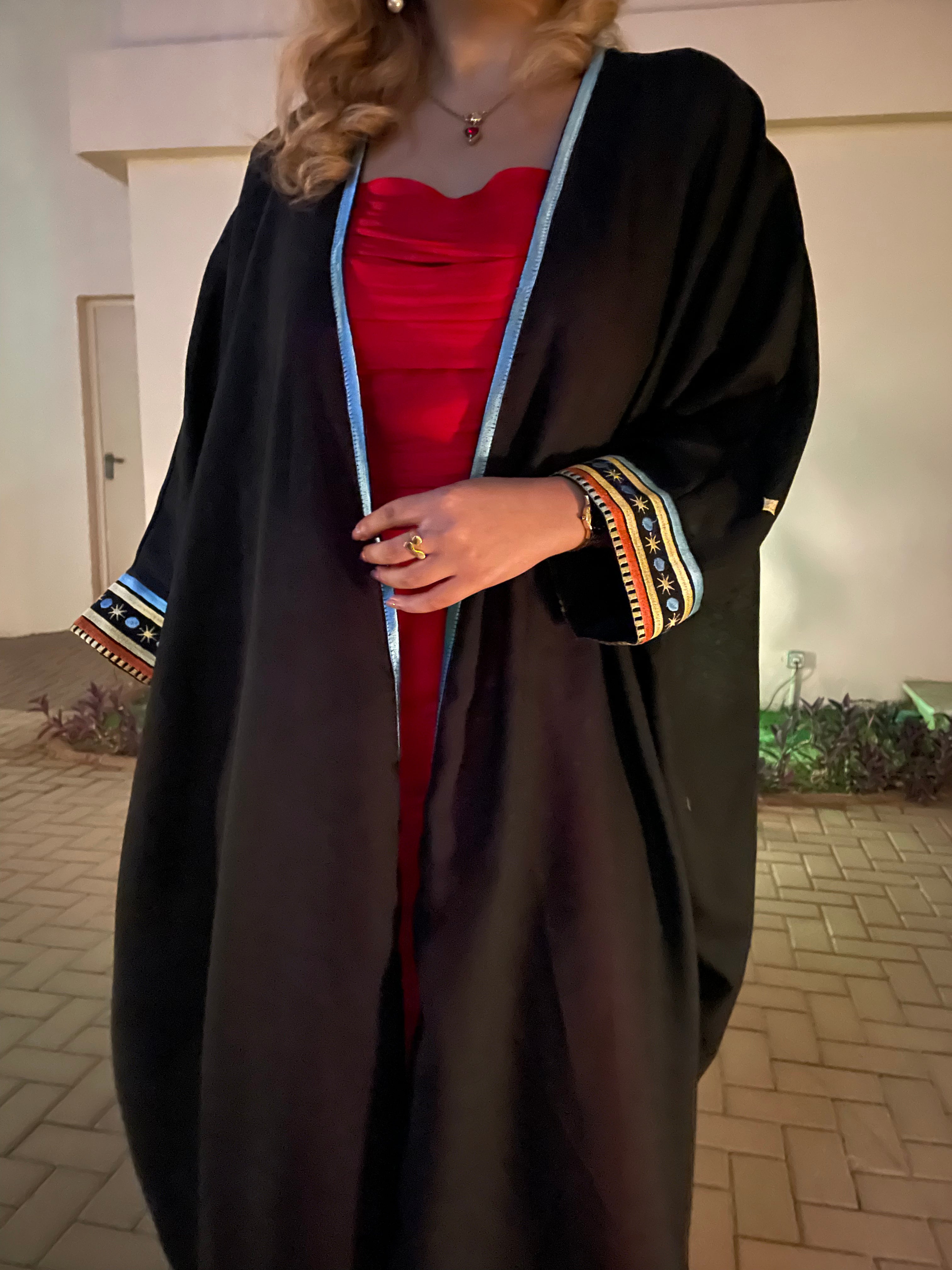 Distant Galaxies - Show Stopper Back Abaya - Online Shopping - The Untitled Project