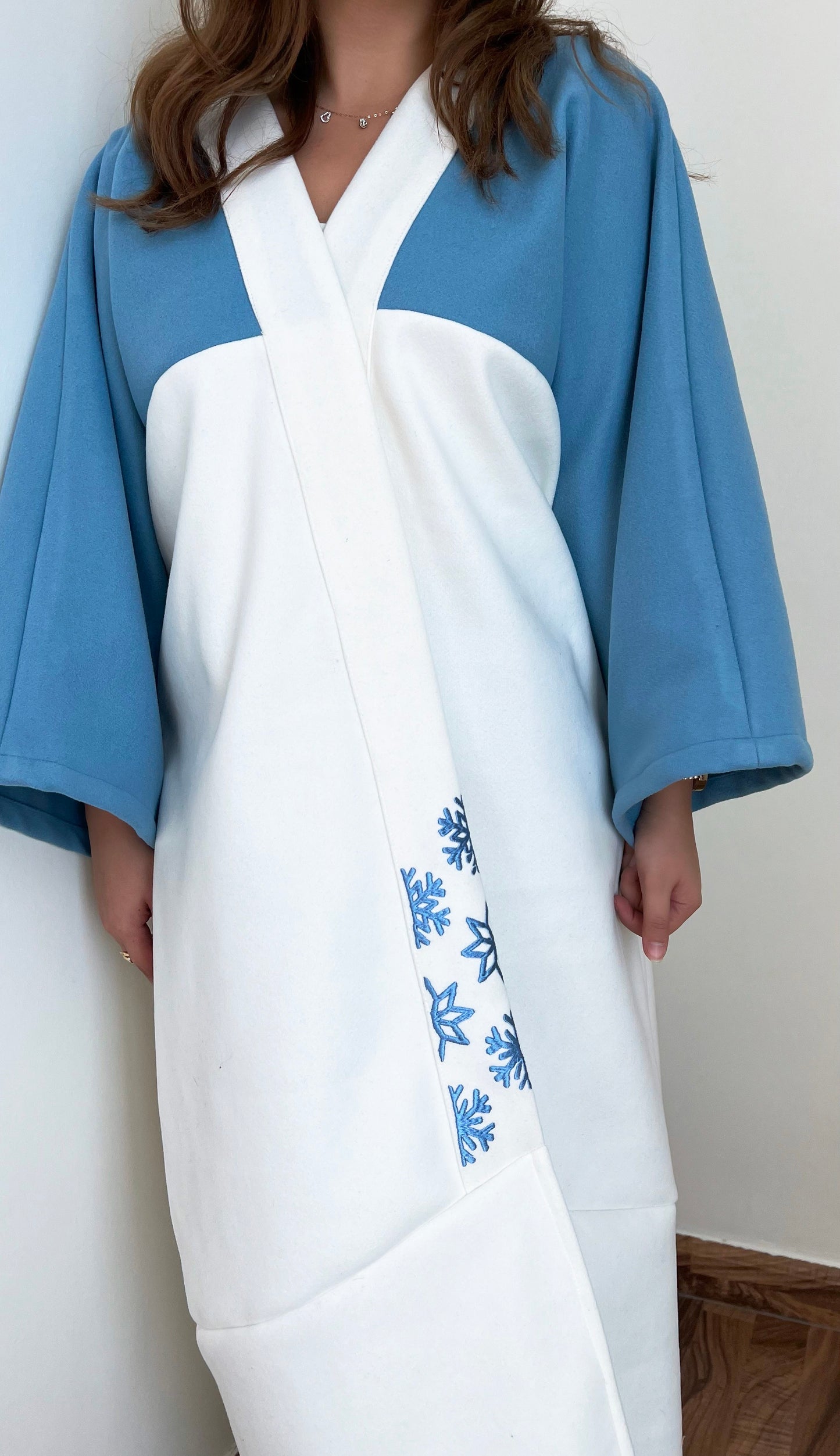 Load image into Gallery viewer, Let it Snow - Winter Kimono &amp;amp; Scarf Set - Online Shopping - The Untitled Project
