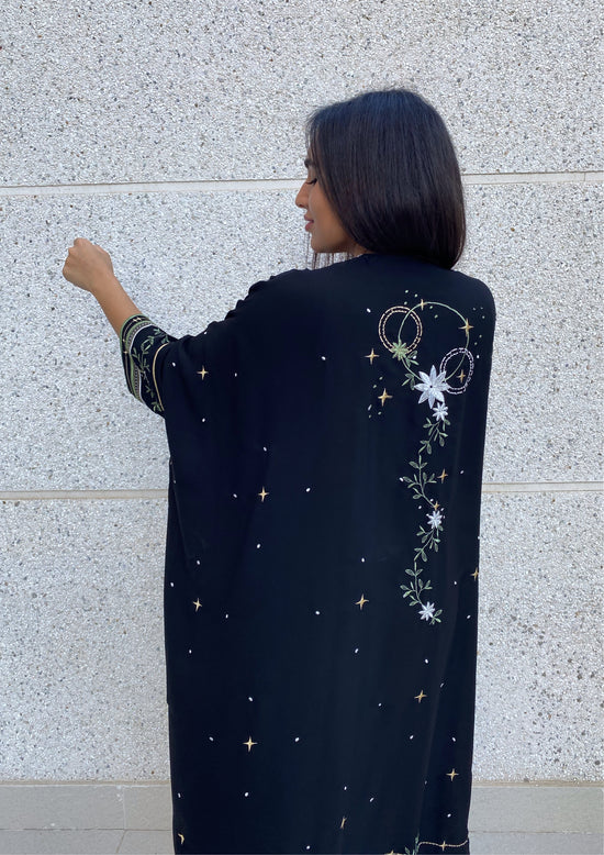Load image into Gallery viewer, Noir - Abaya &amp;amp; scarf set - Online Shopping - The Untitled Project

